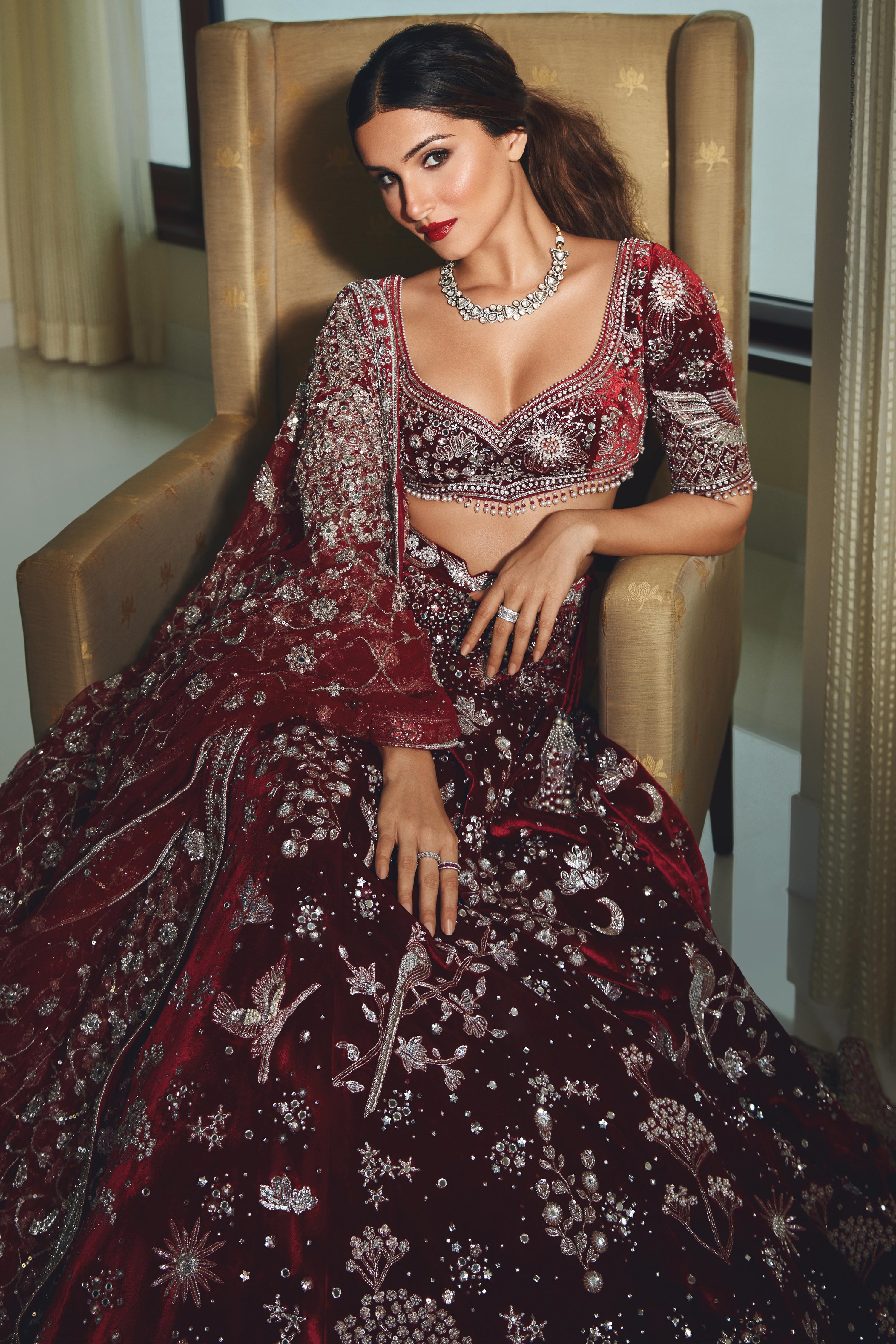 The Royal Rouge Winged Glory Lehenga