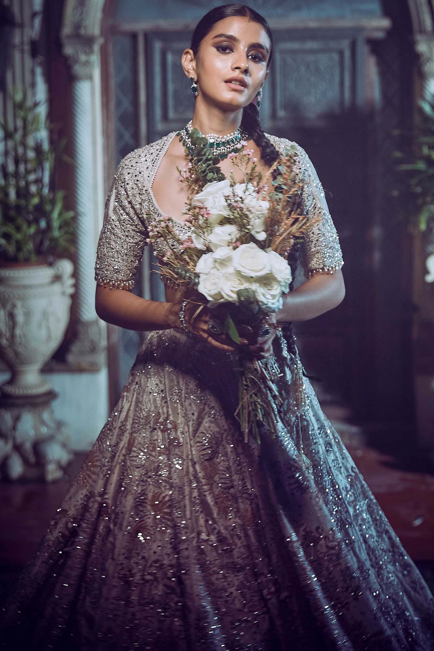 The Matsya Starlight Ponds of Wonder Lehenga