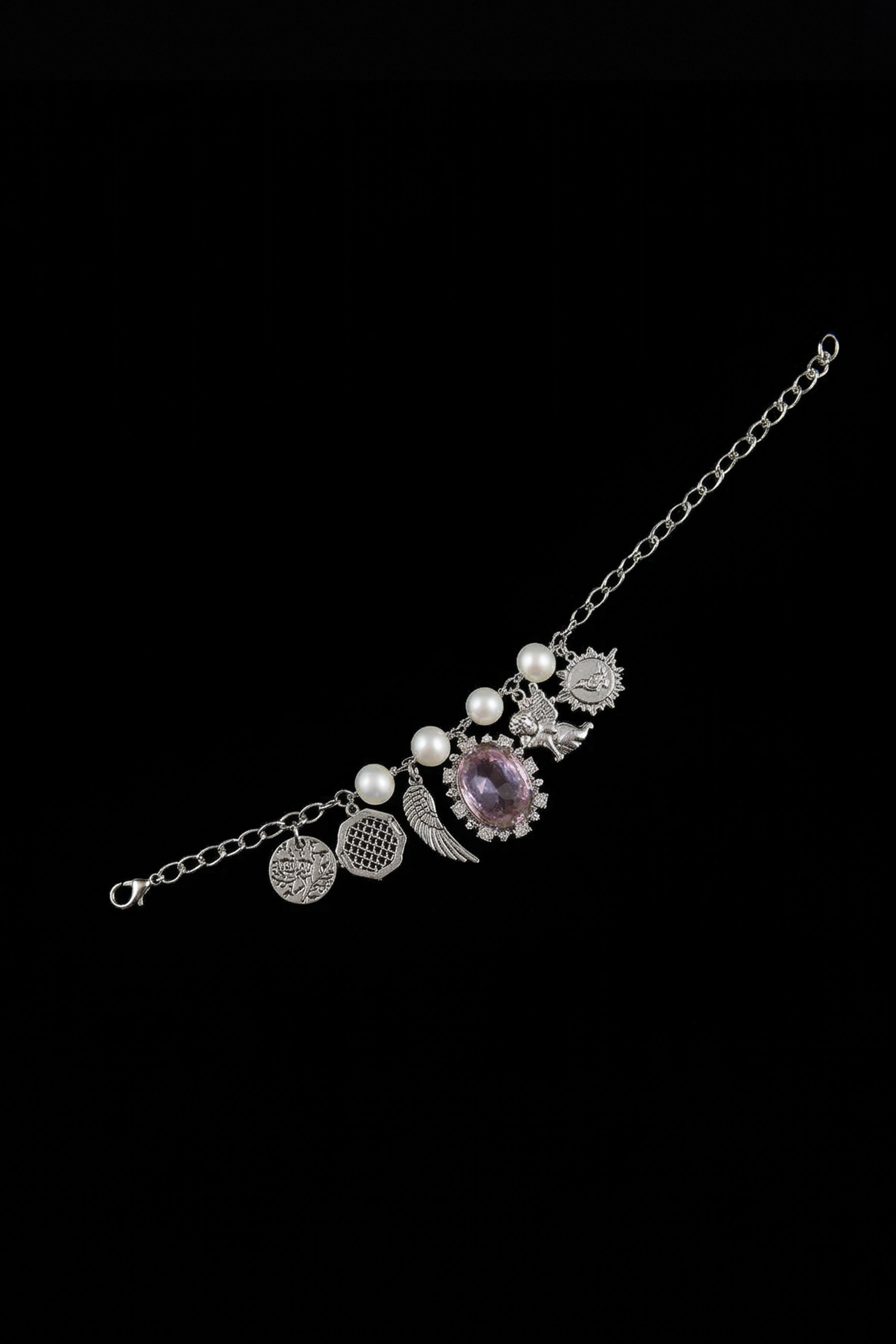 The Royal French Rose Charm Bracelet