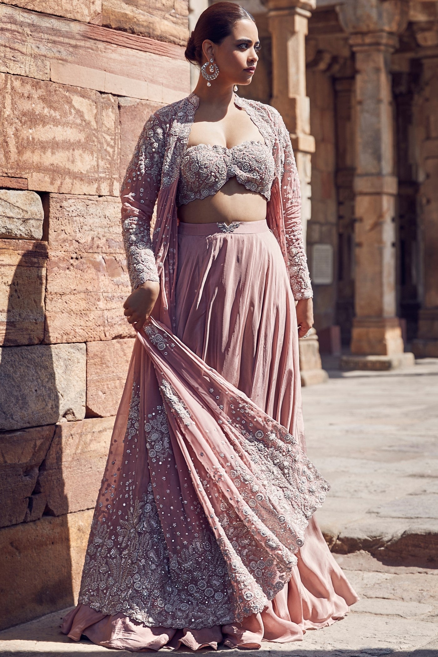 The Rose Empress Wing Belt Couture Jacket Set
