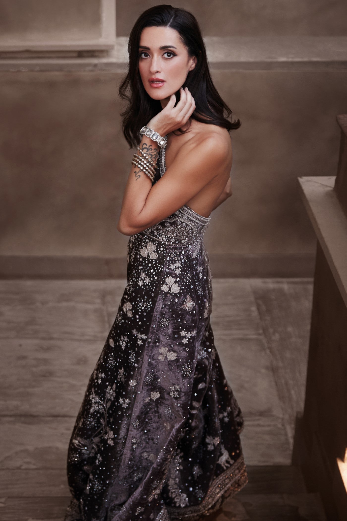 The British Charcoal Celestial Jumpsuit