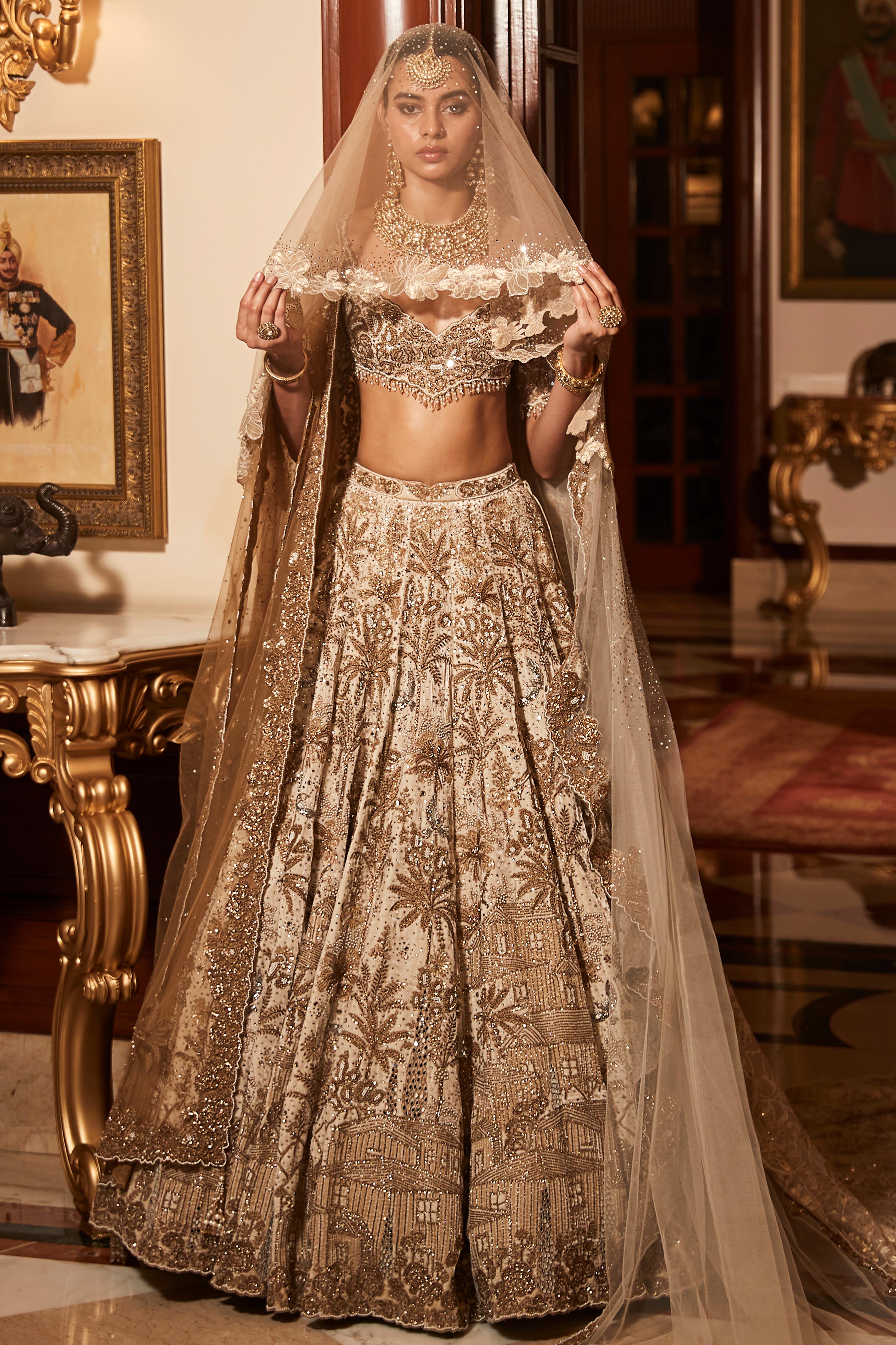 The Vintage Tuscan Heritage Lehenga