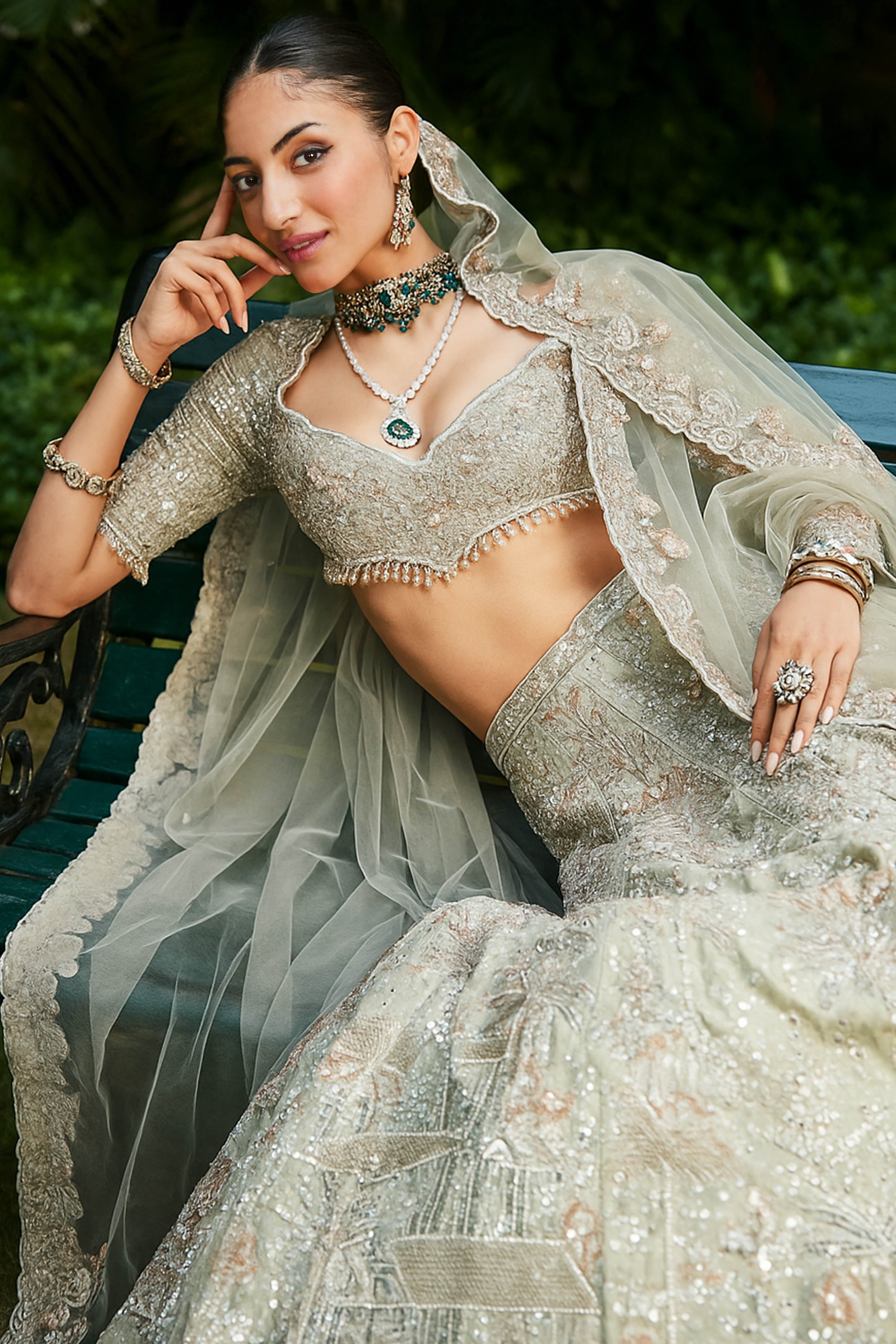 The Tuscan Heritage Landscape Lehenga