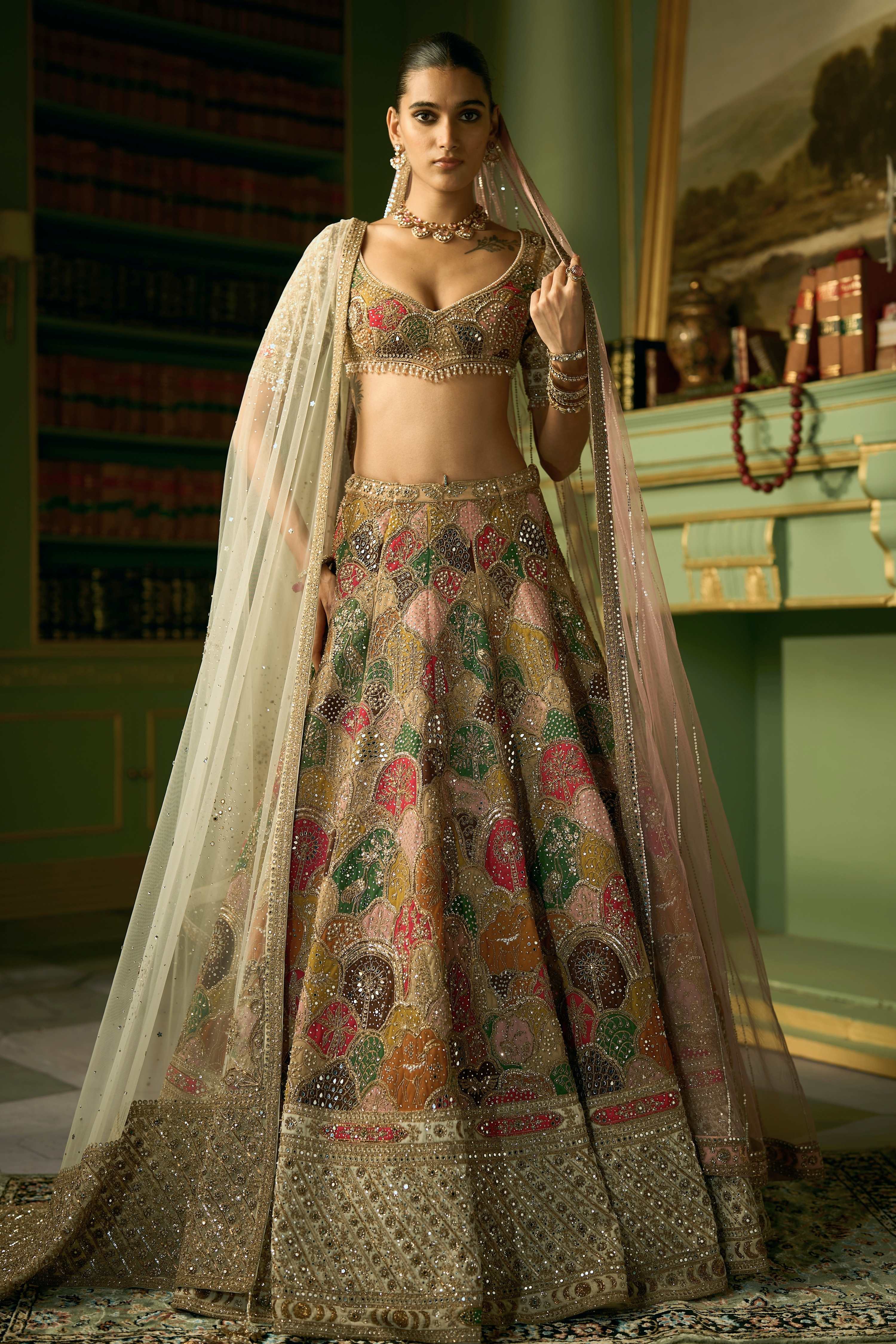 The Iconic Palace Maze Lehenga