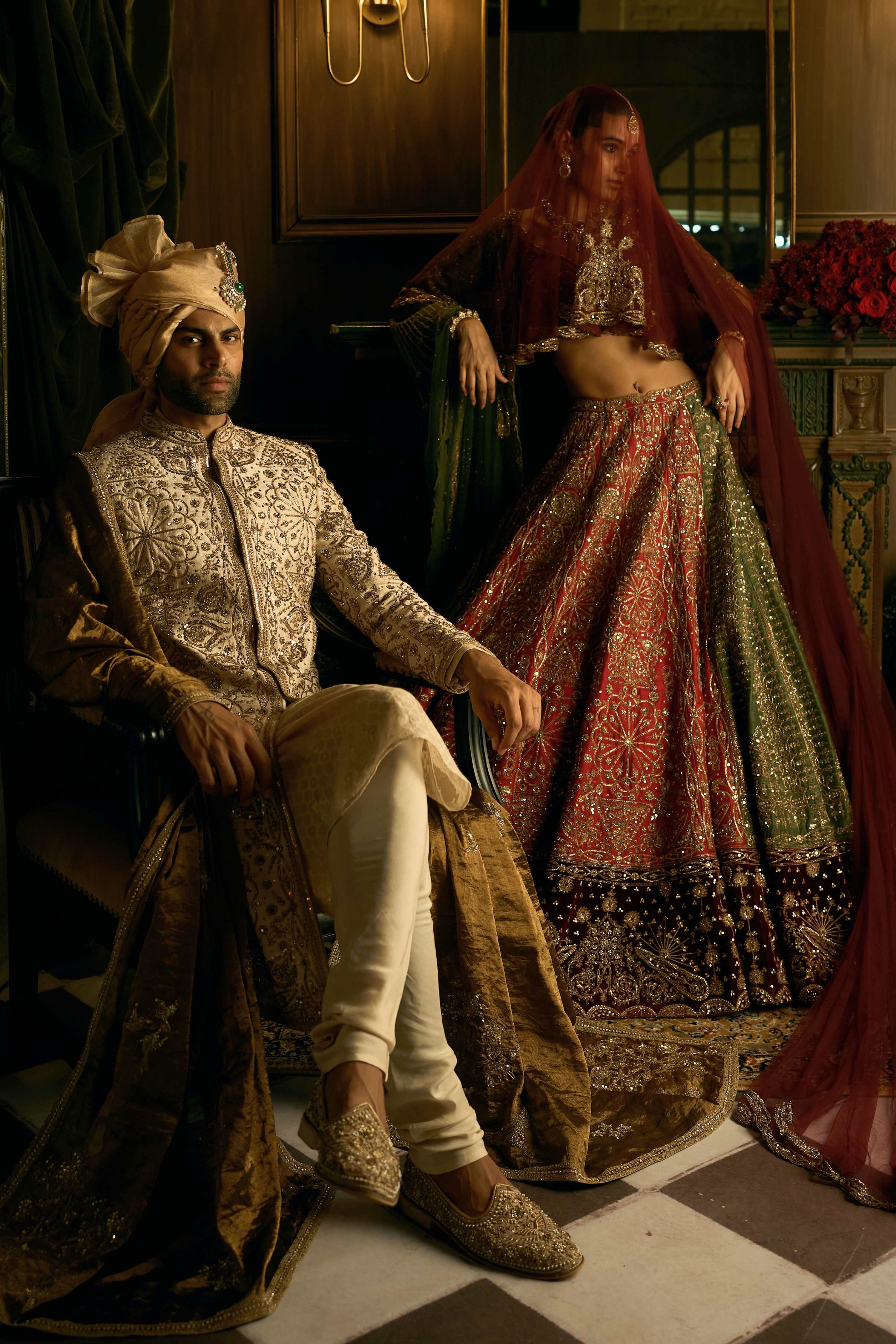 The Persian Mandala Lehenga