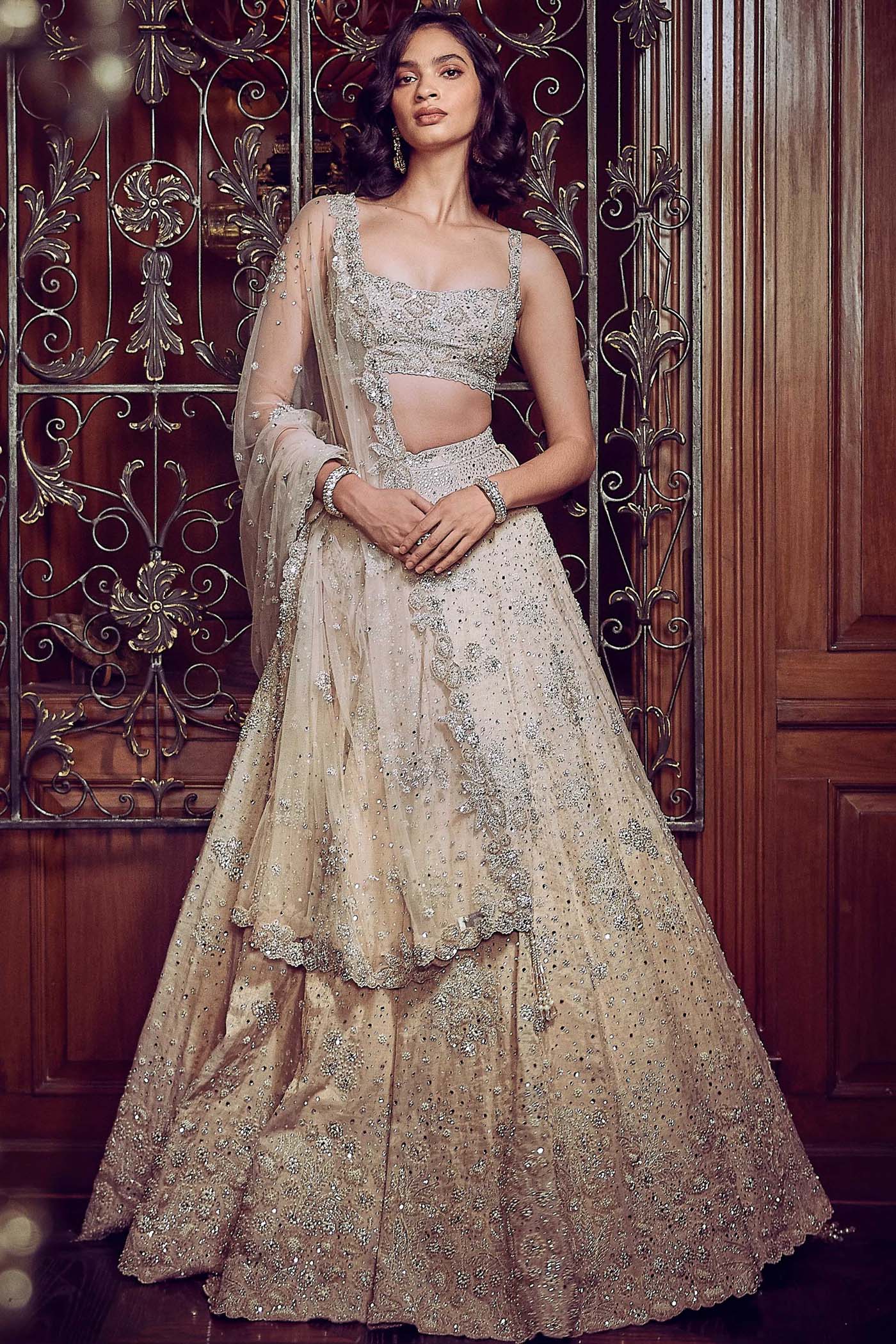 The Starlight Mogra Lehenga