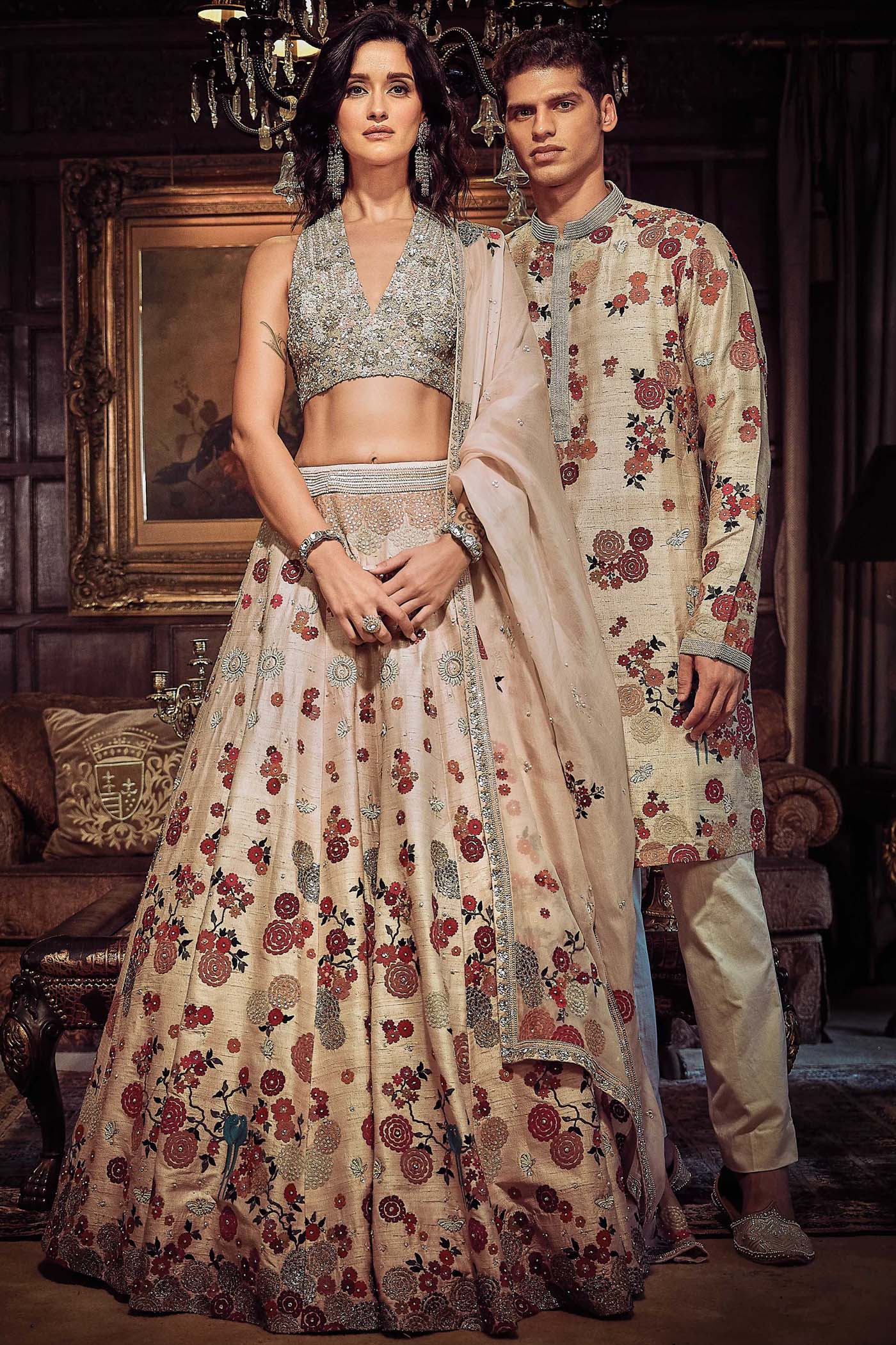 The Satire Japanese Pink Lehenga