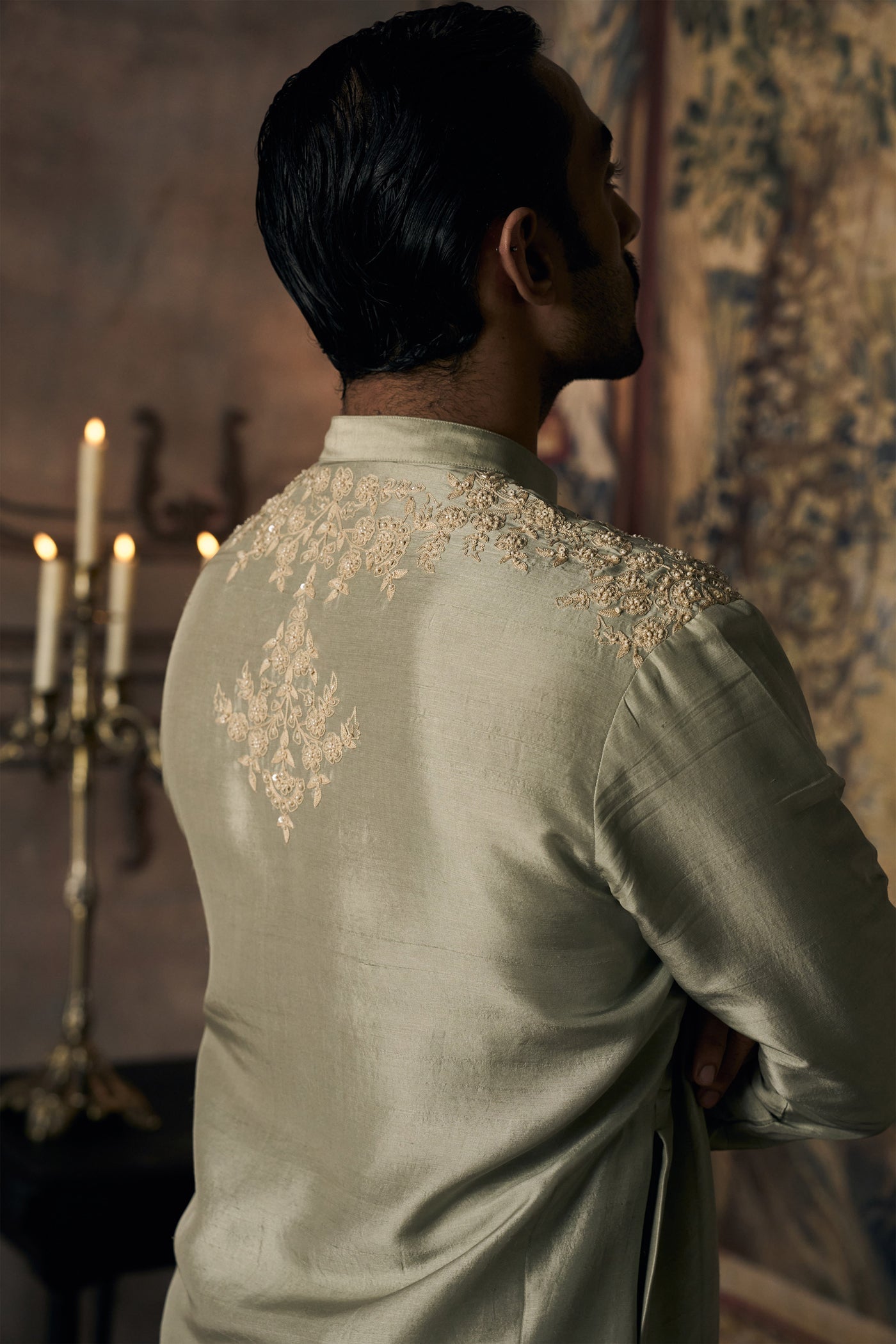 The La Creme' Masai Jade Kurta Set