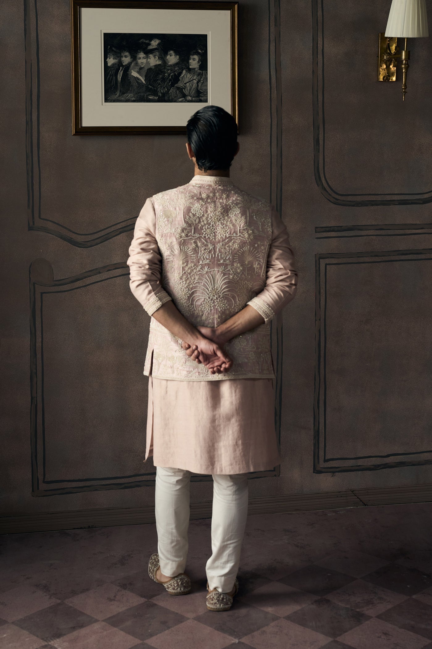 The La Creme' Masai Aged Peach Bandi Set