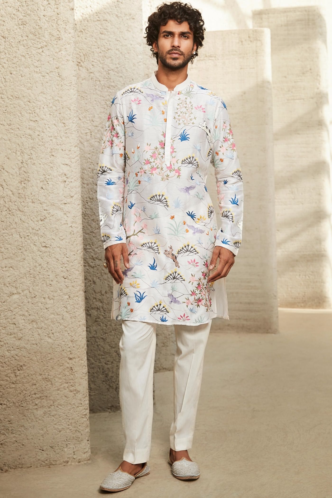The Ivory Spectrum Kurta Set