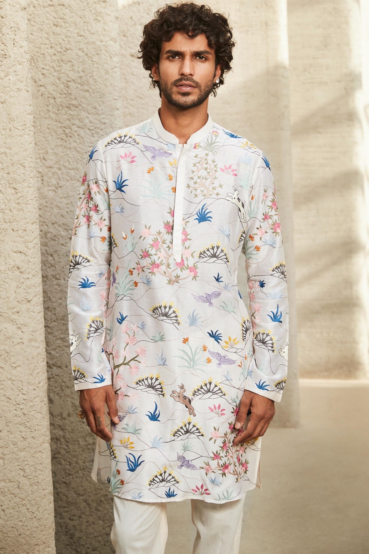 The Ivory Spectrum Kurta Set