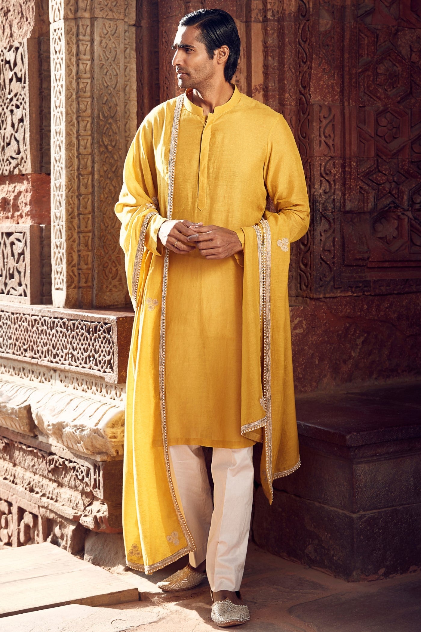 The Royal Haldi Kurta Set