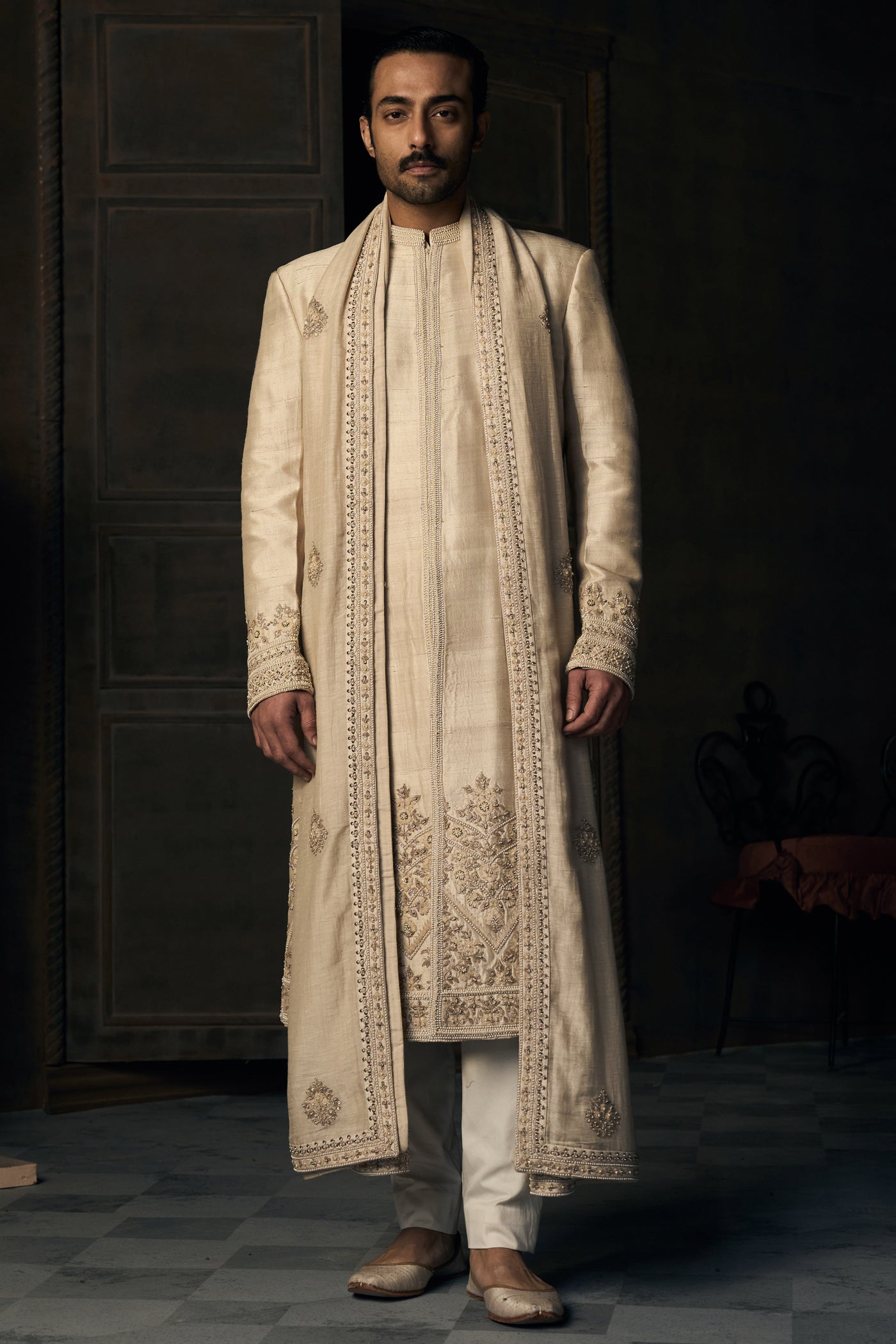 The Royal Mogra Sherwani