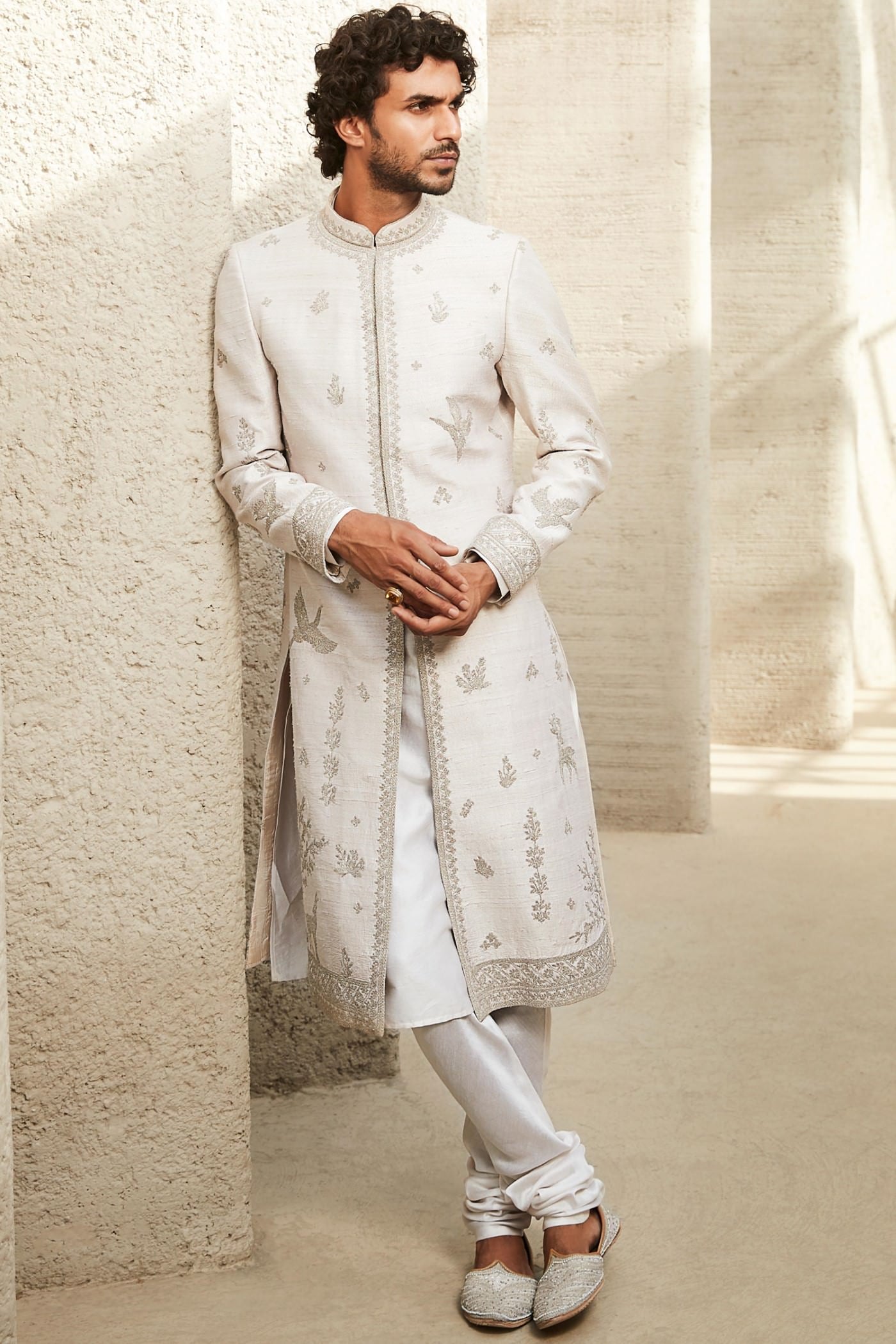The Ivory Impact Sherwani Set
