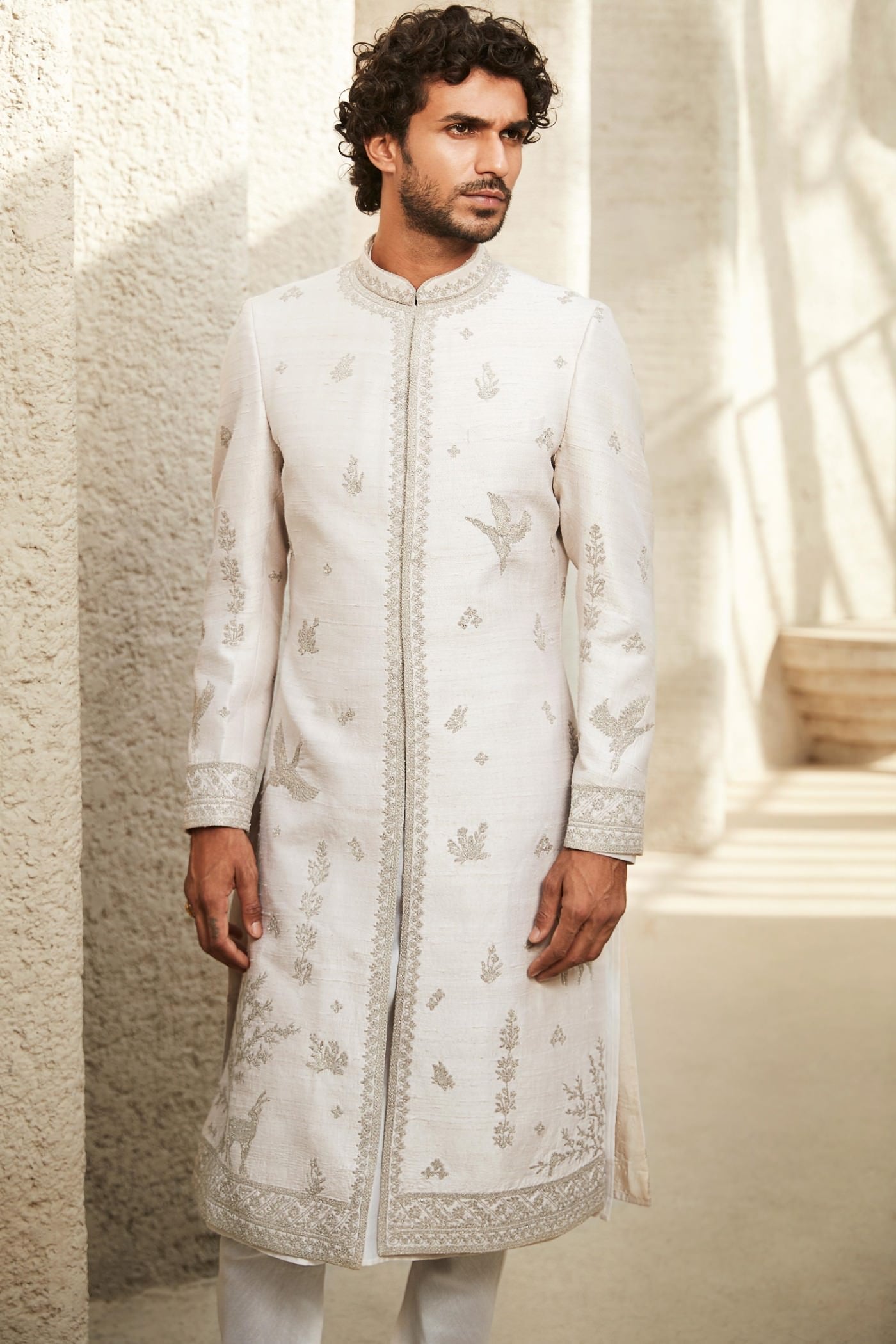 The Ivory Impact Sherwani Set