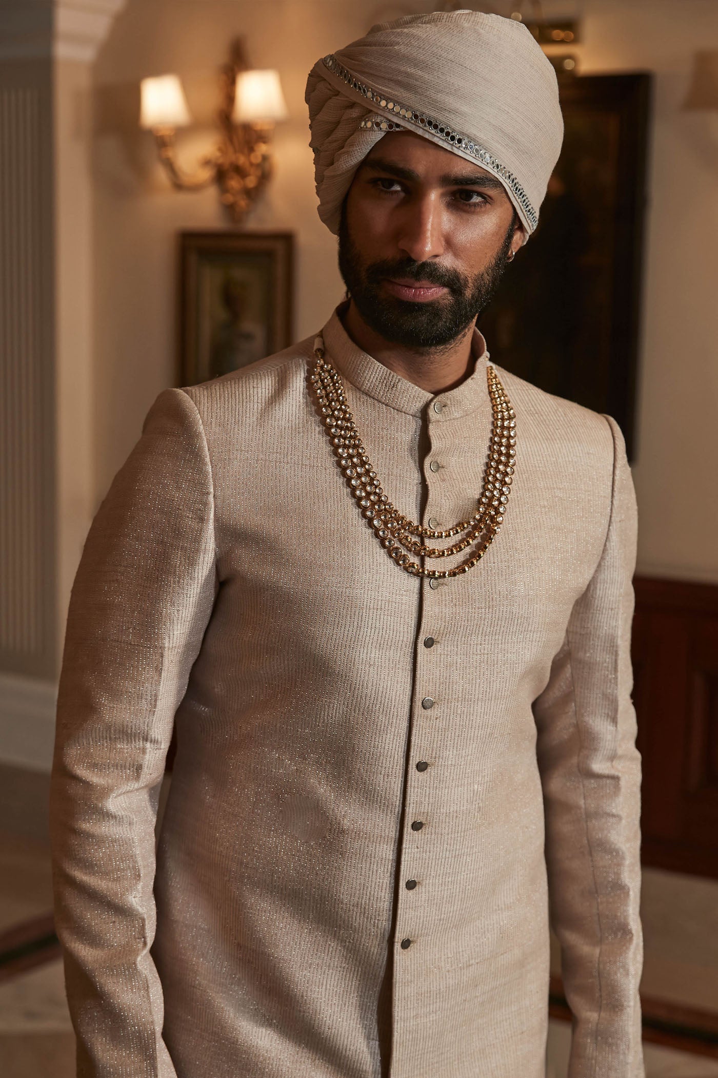 The Vintage Royal Ivory Sherwani