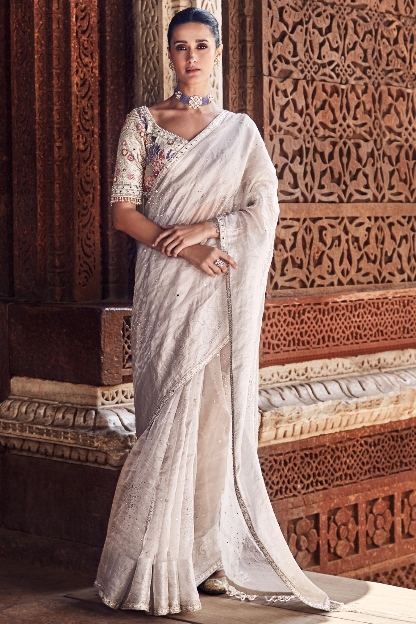 The Royal Nandi Tissue Saree