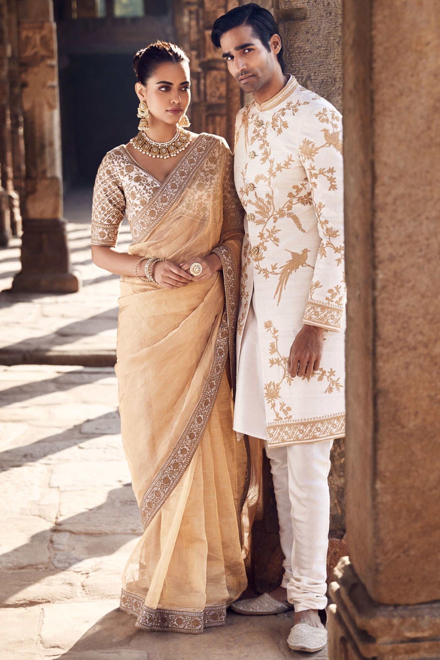 The Sona Kora Gold Tissue Saree