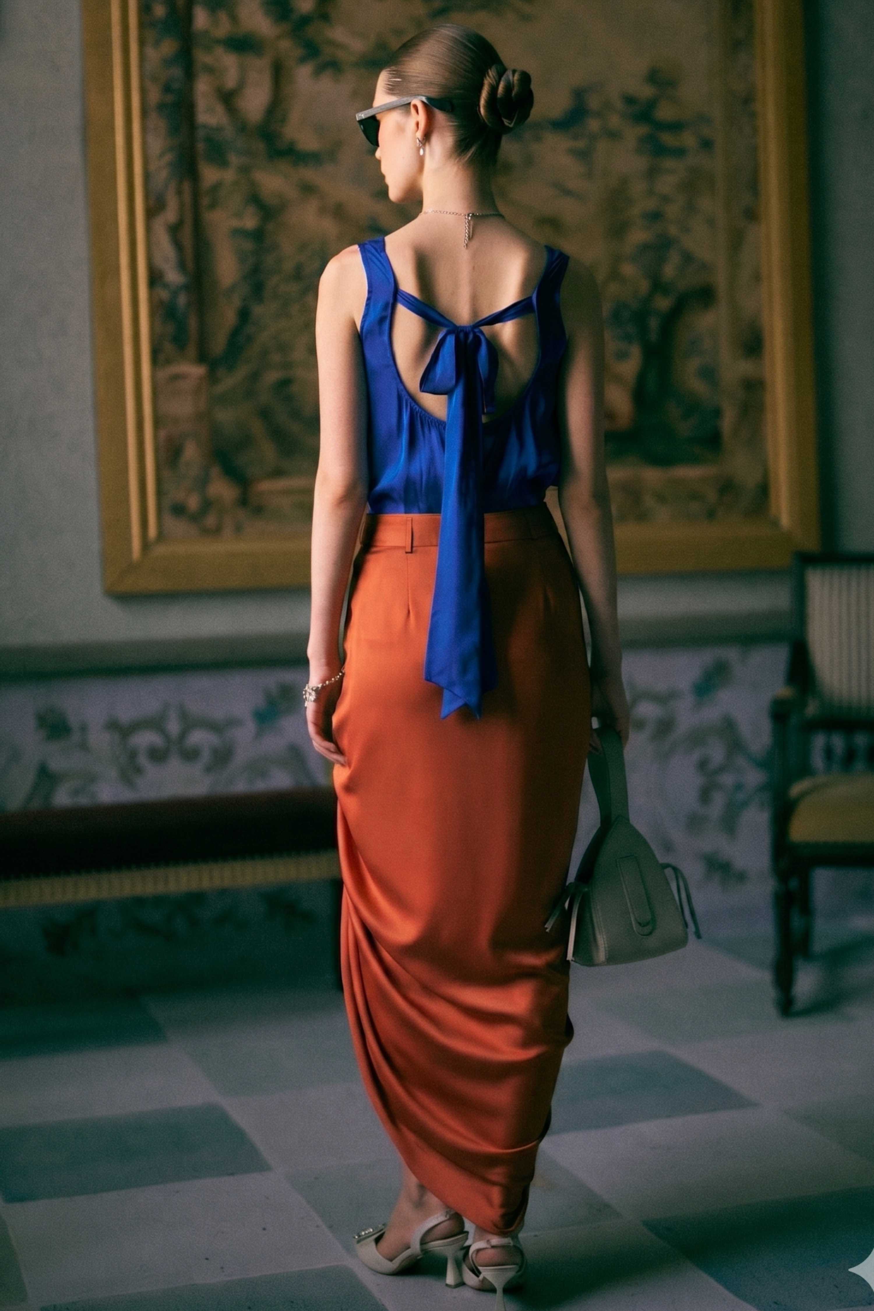 The Trinity Satin Top
