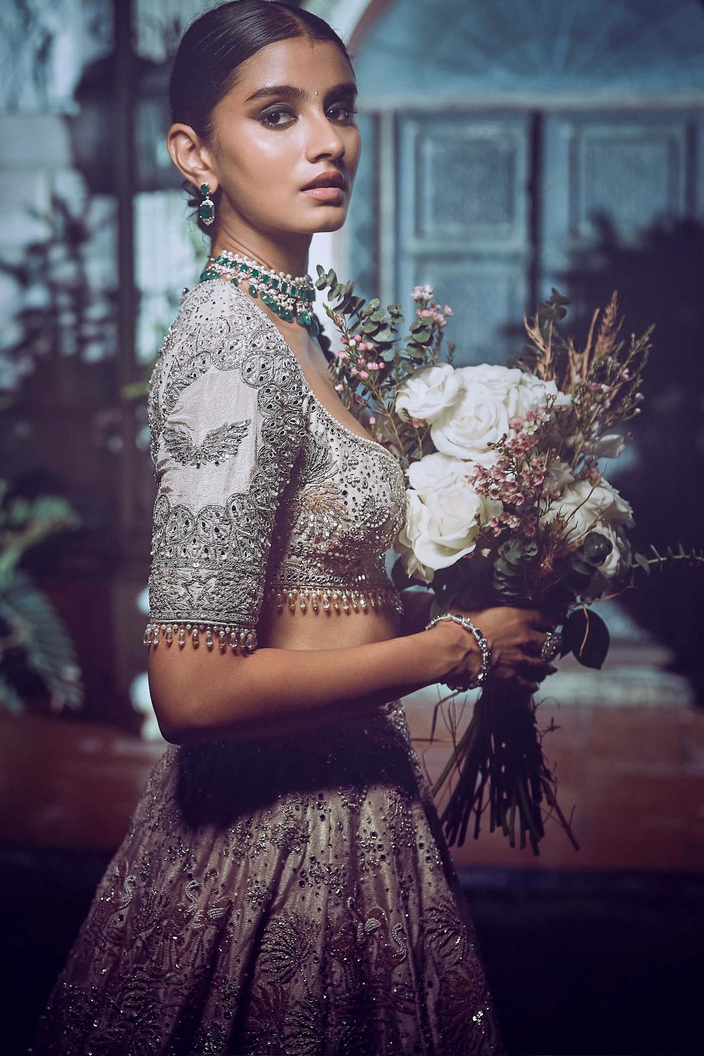 The Matsya Starlight Ponds of Wonder Lehenga