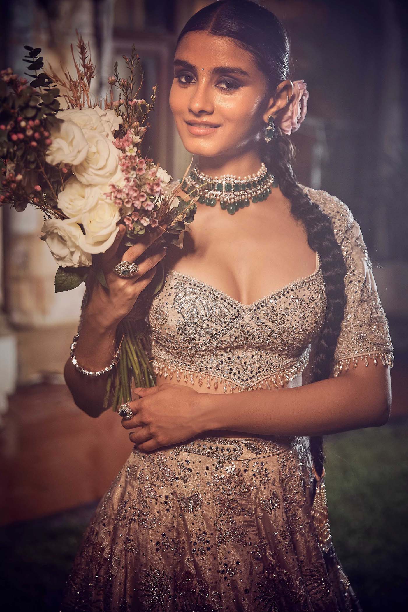 The Matsya Starlight Ponds of Wonder Lehenga