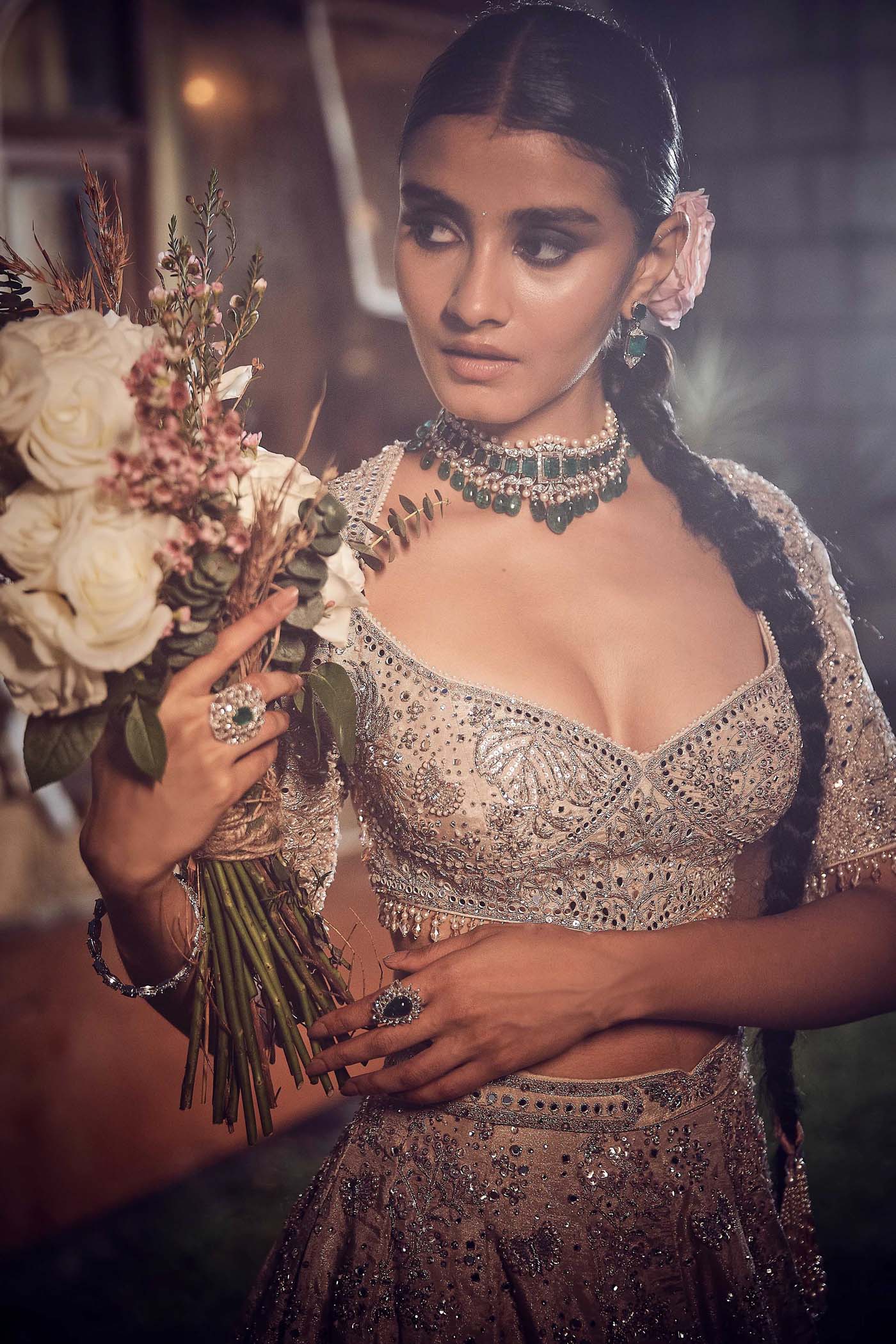 The Matsya Starlight Ponds of Wonder Lehenga