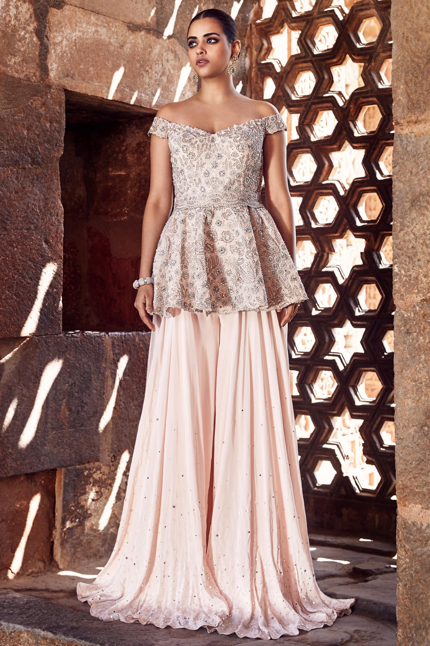 The Faded Nostalgia Couture Peplum set