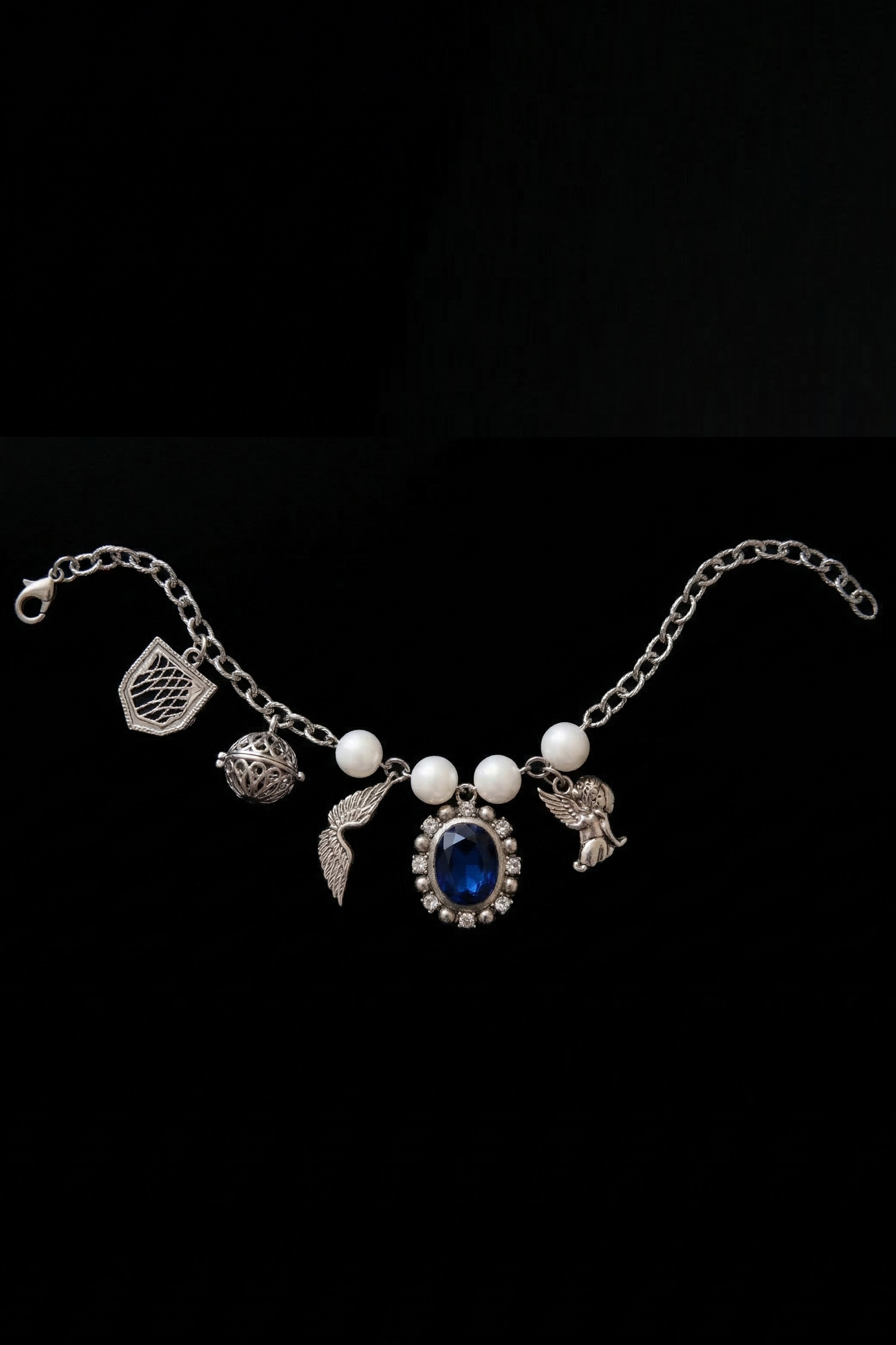 The Royal Parisian Blue Charm Bracelet