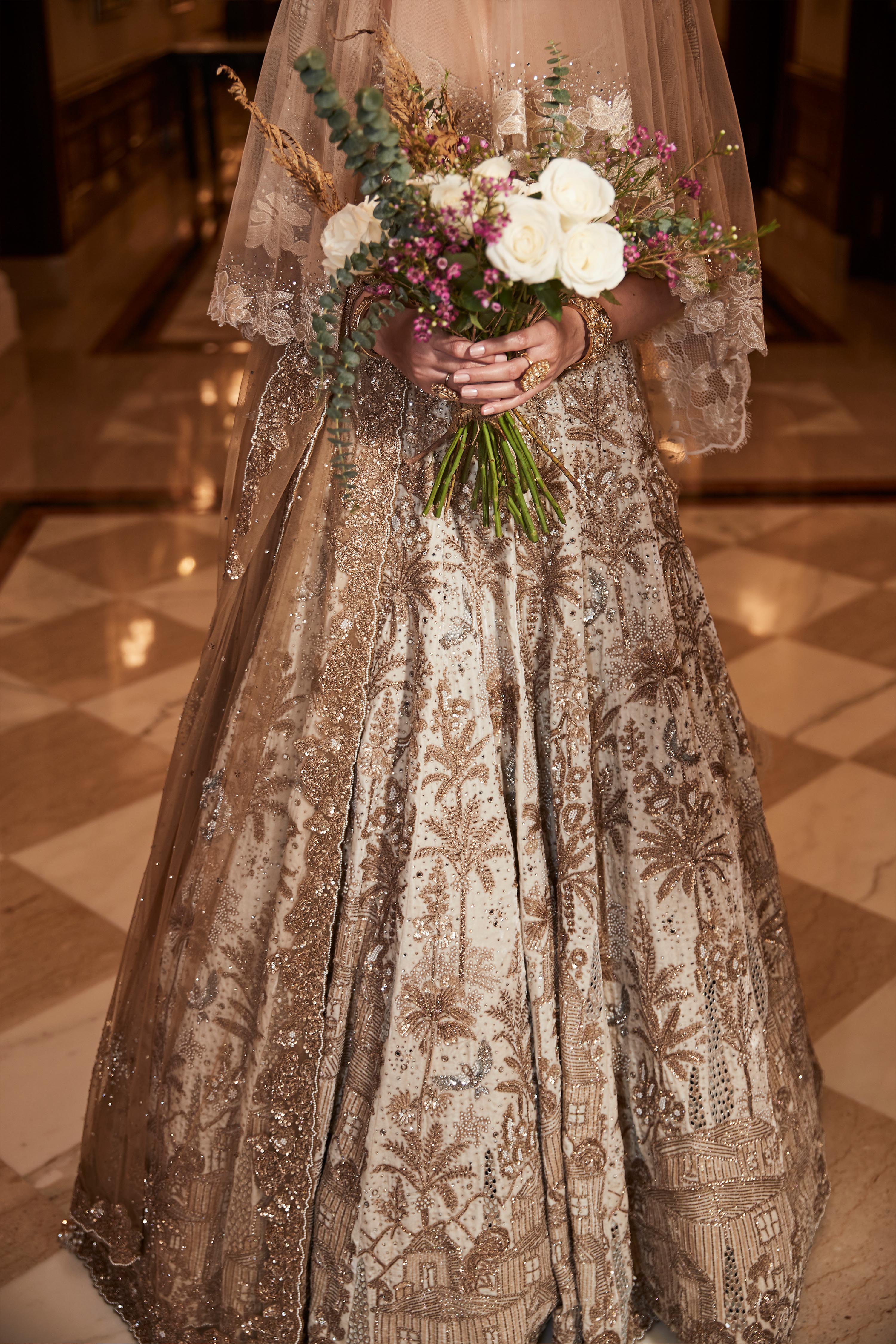 The Vintage Tuscan Heritage Lehenga