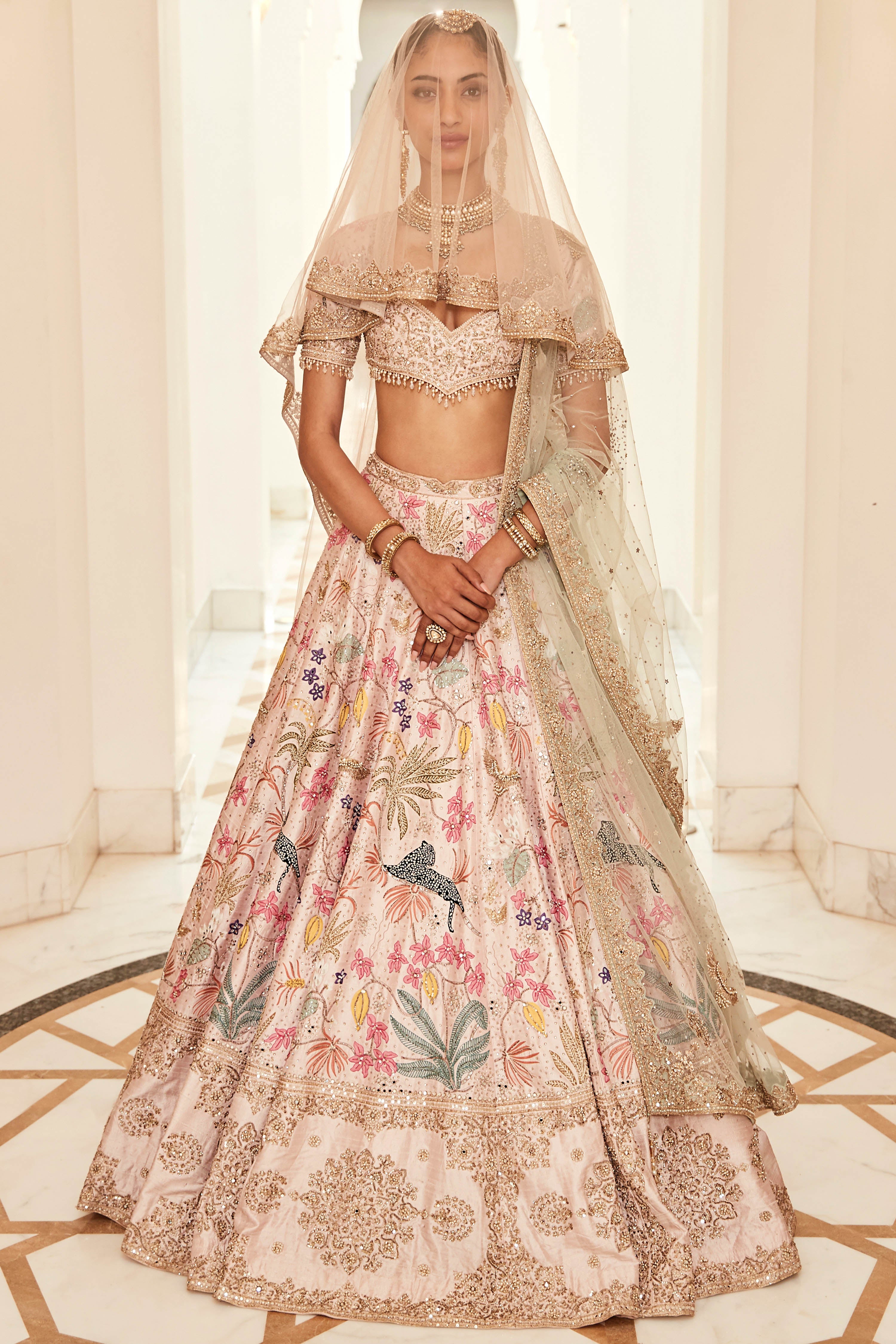 The Royal Savannah Landscape Lehenga