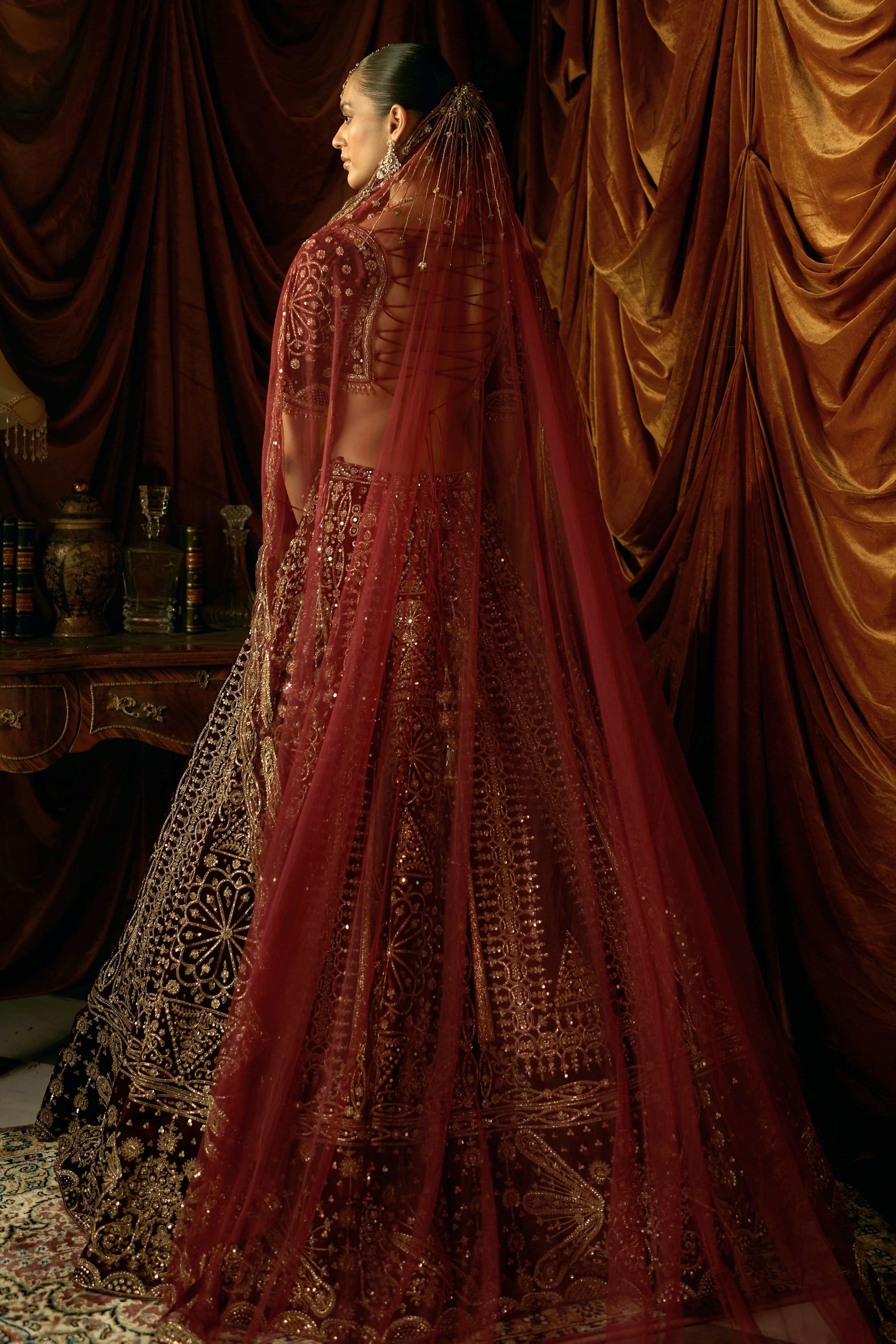 The Persian Jadao Lehenga