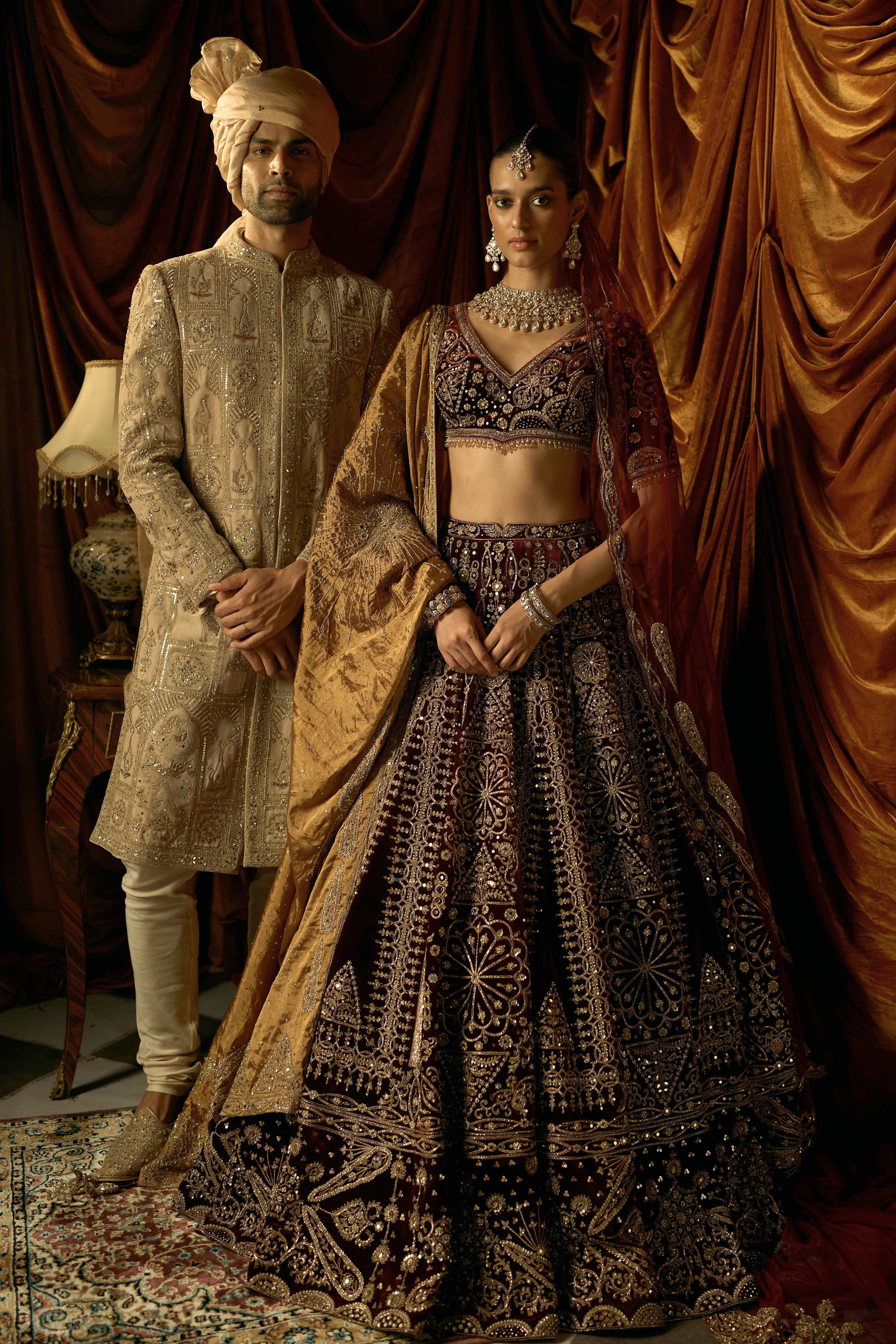 The Persian Jadao Lehenga