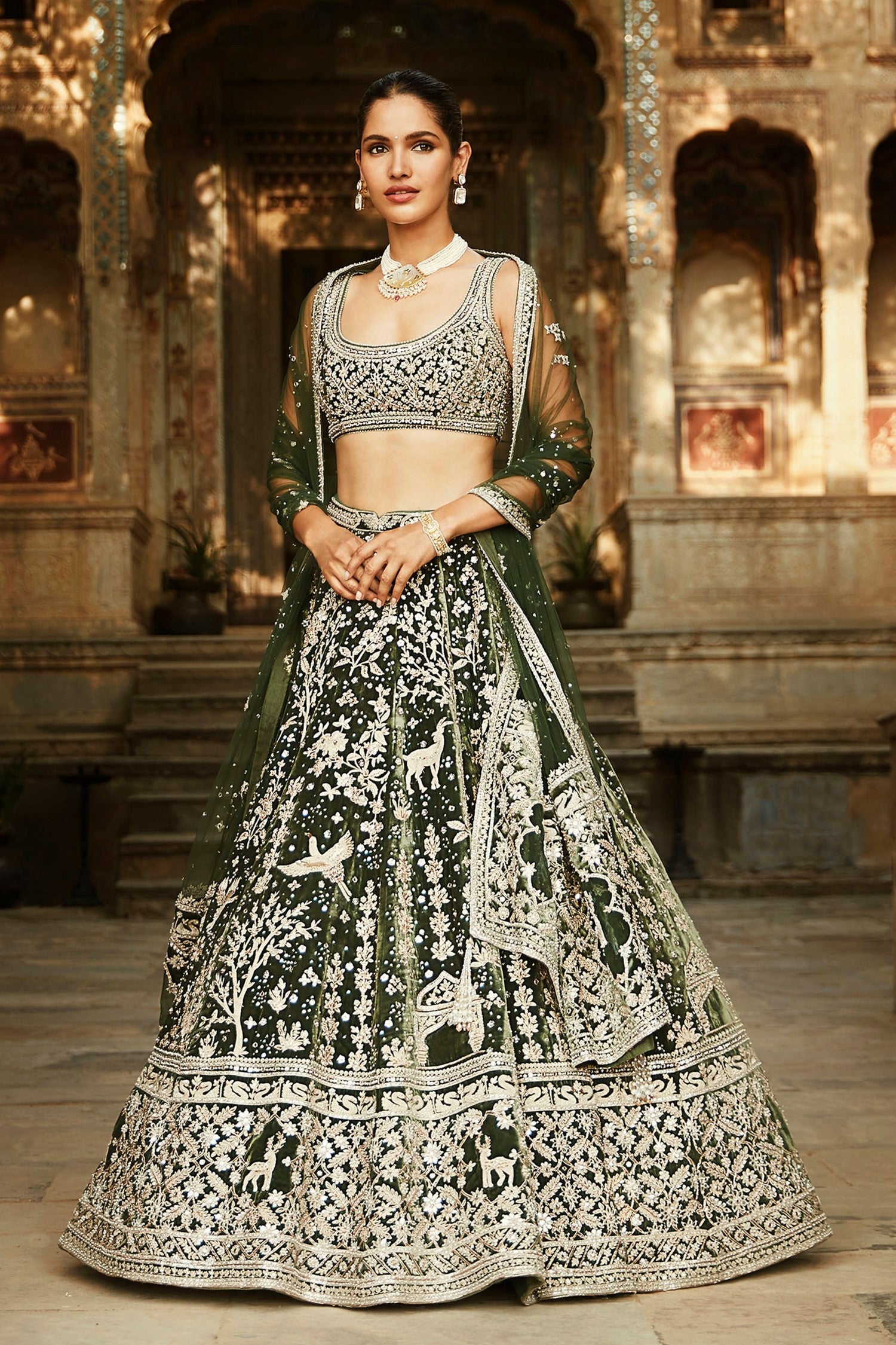 The Masai Mara Lehenga