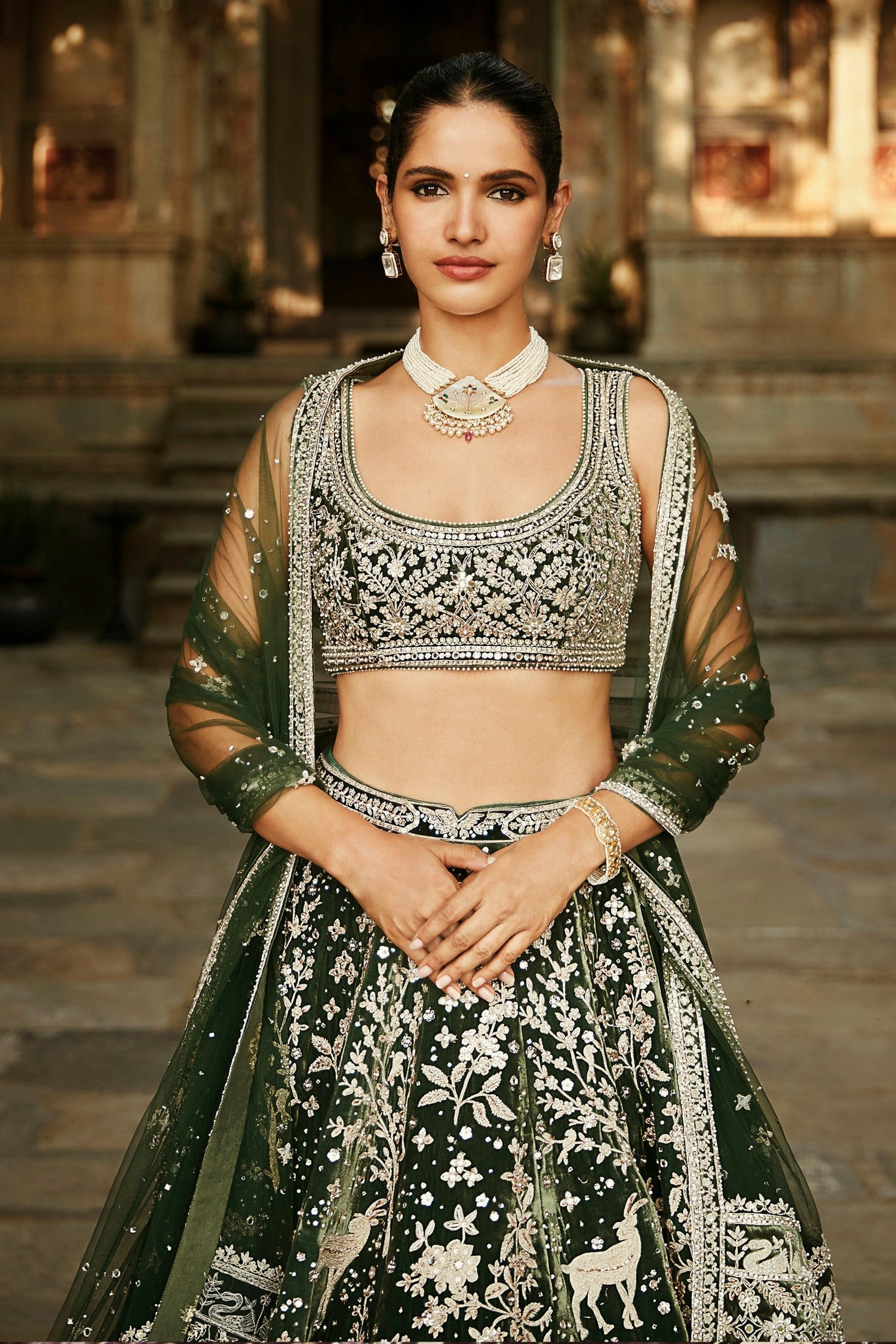The Masai Mara Lehenga