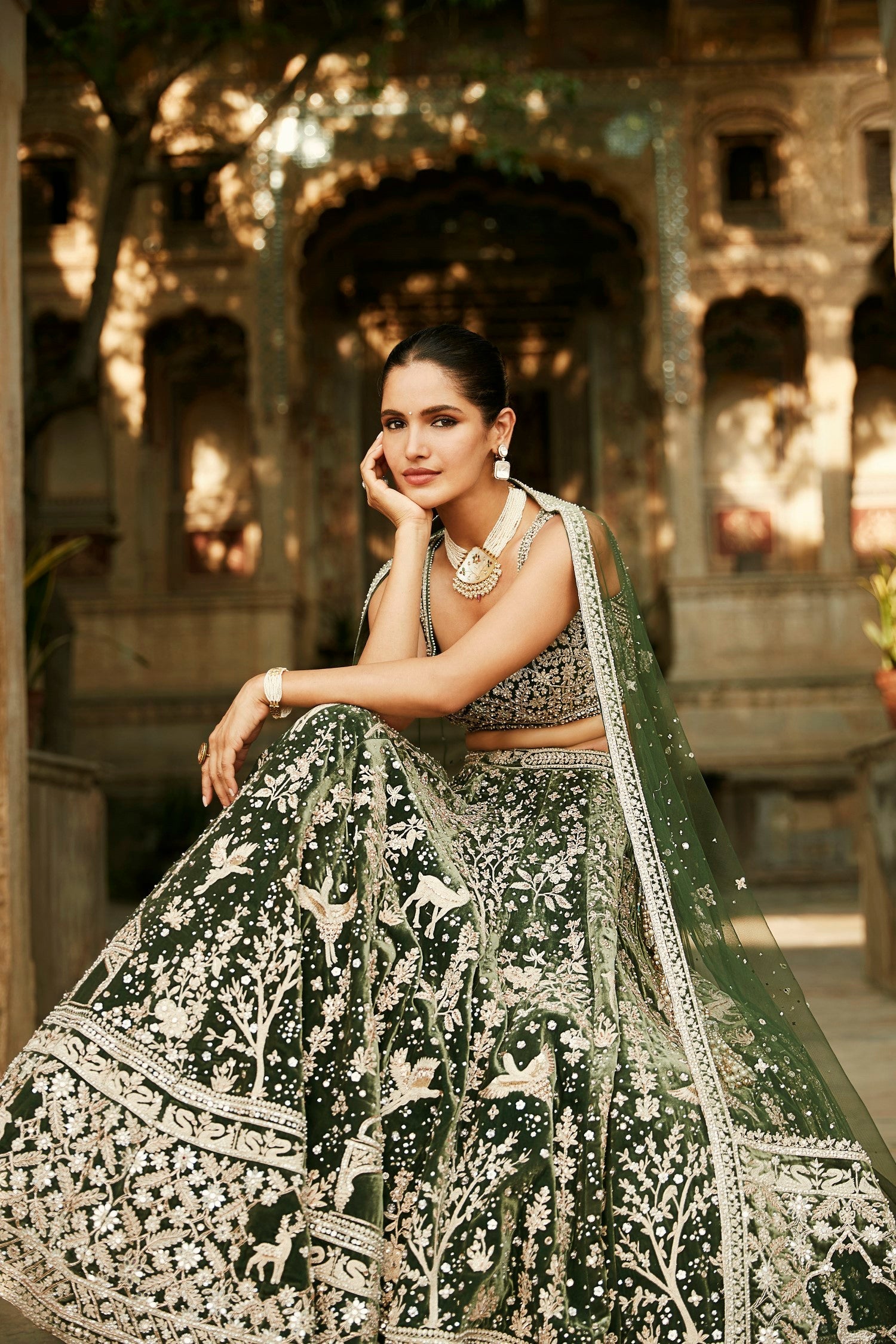 The Masai Mara Lehenga