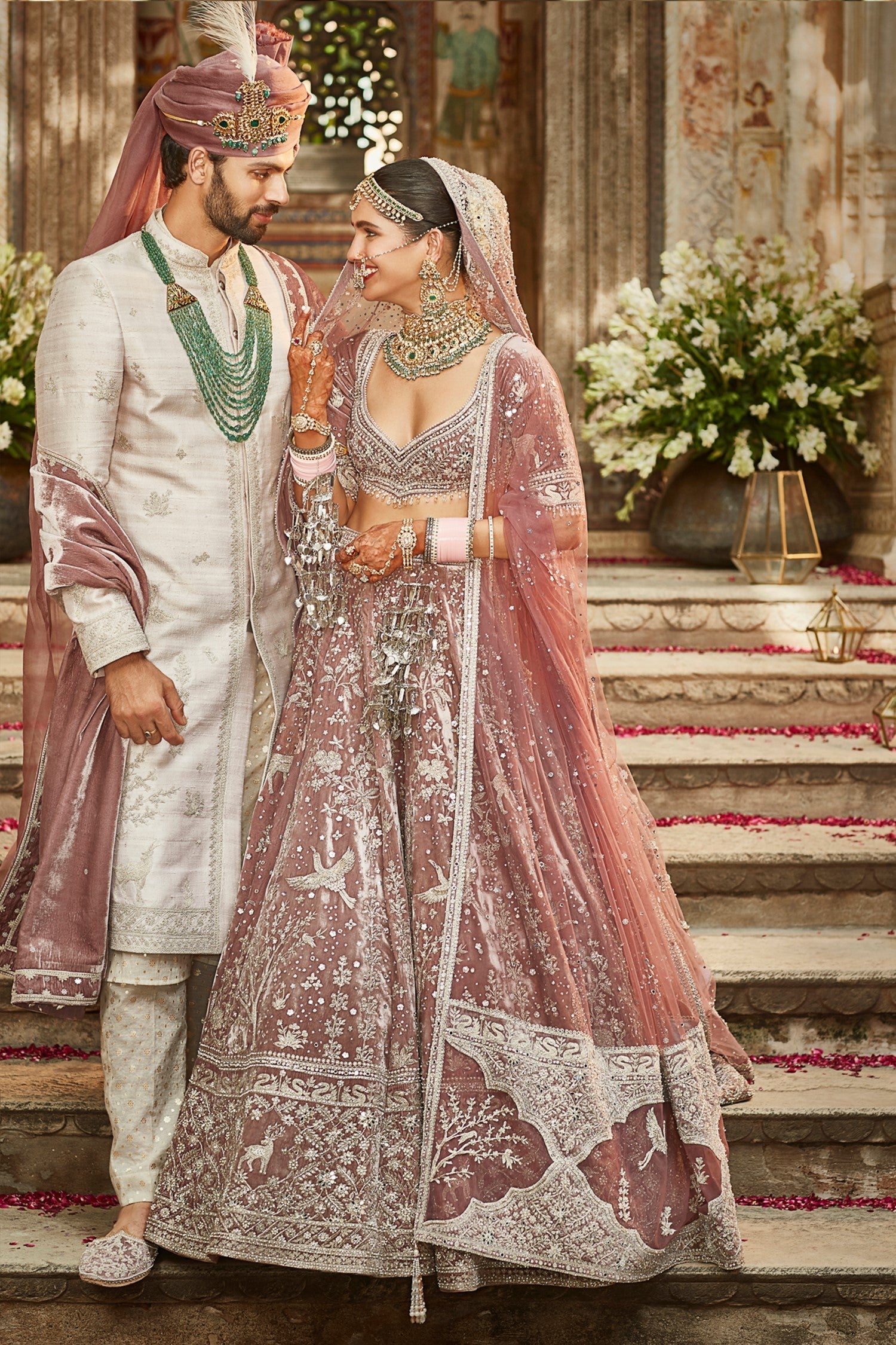 Tara Sutaria in The French Rose Tales of Masai Lehenga