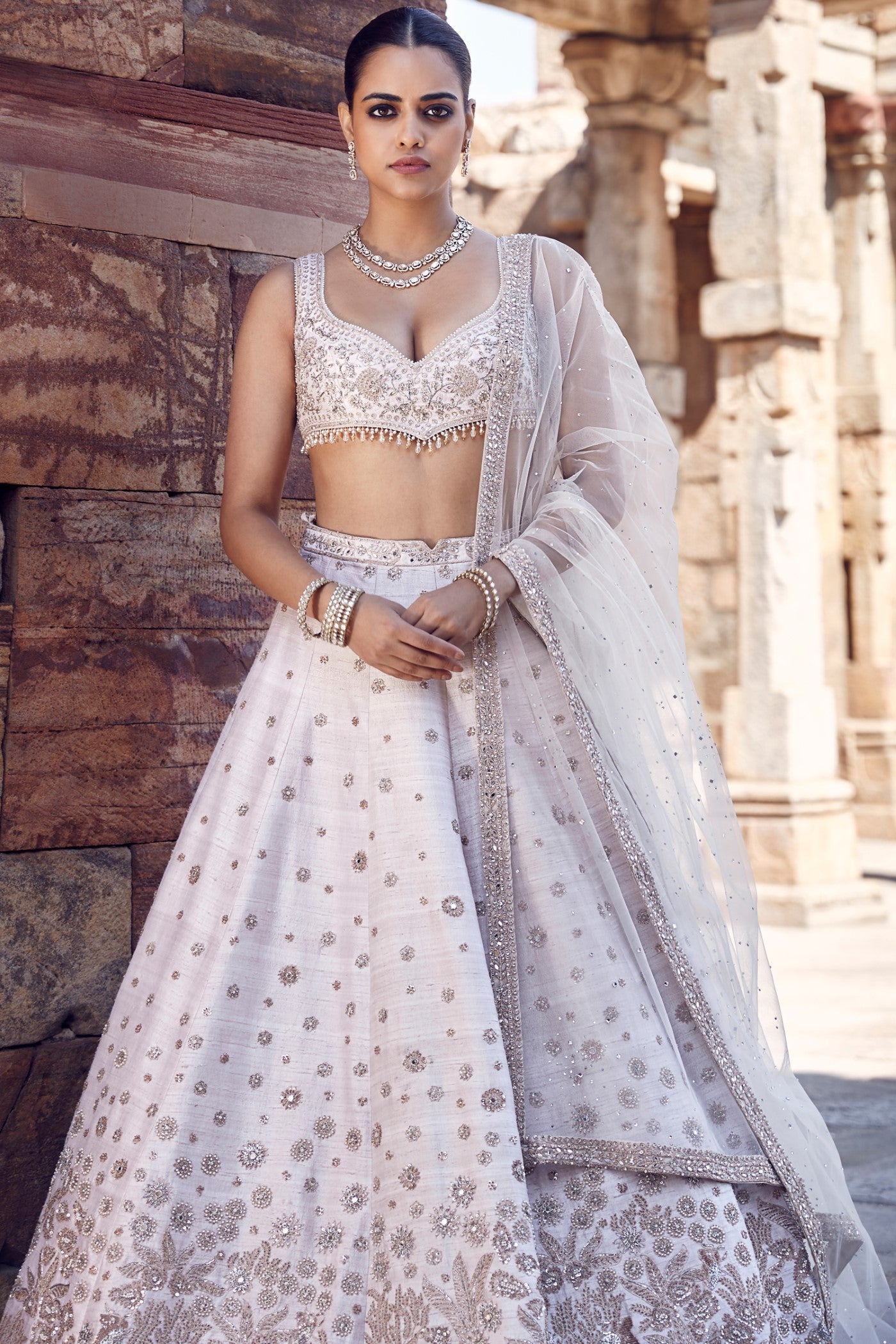The Ekru Royal Nandi Lehenga