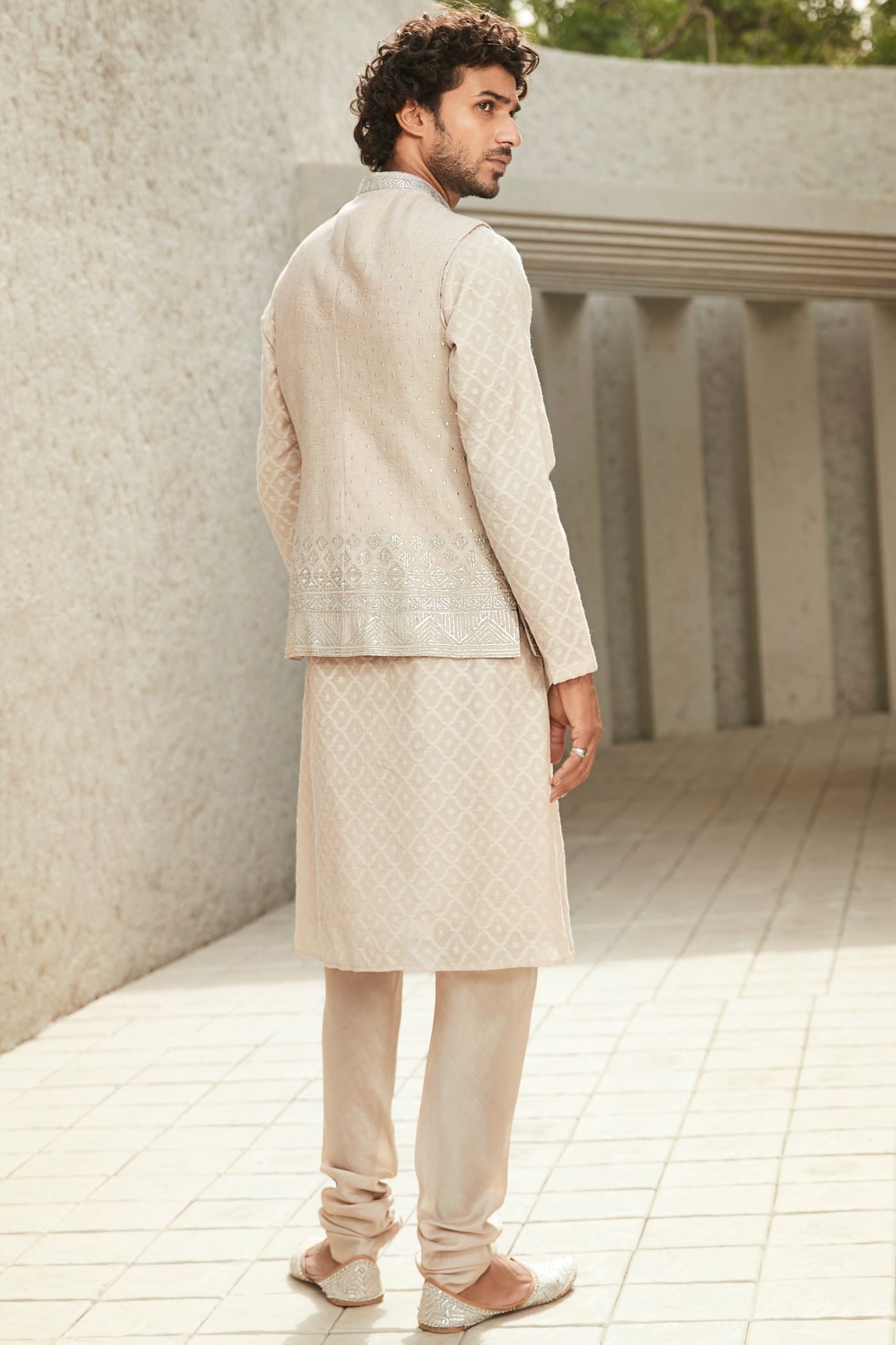 The Mod Minimal Jodhpuri Jacket Set