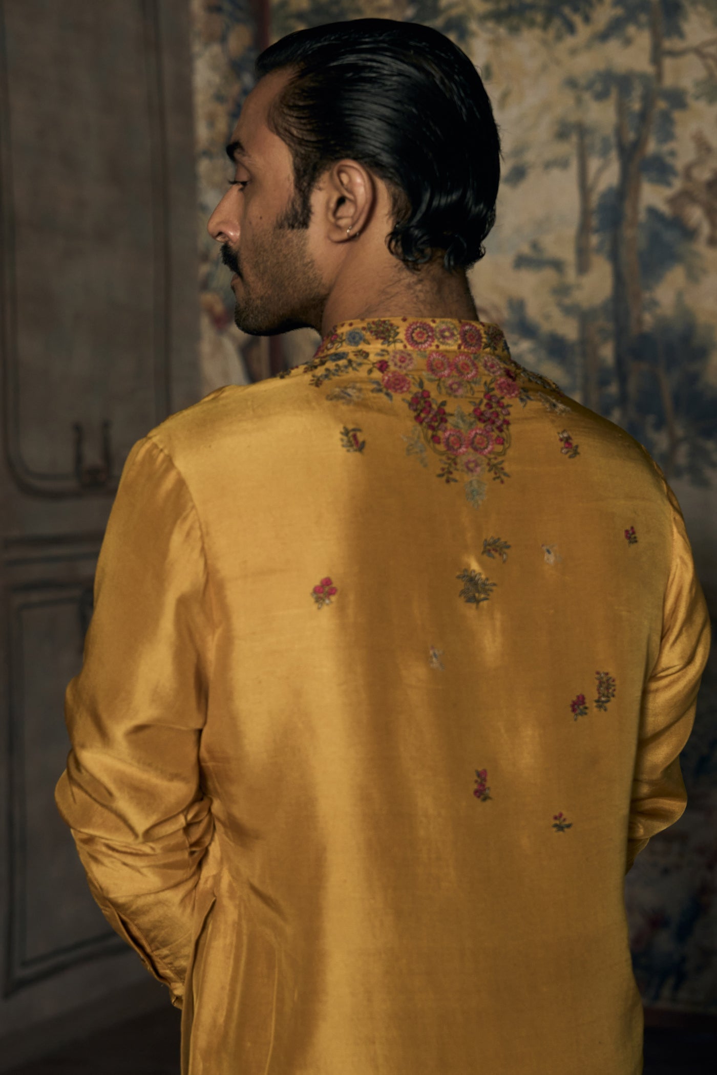 The Saada Phoolbagh Amber Kurta Set