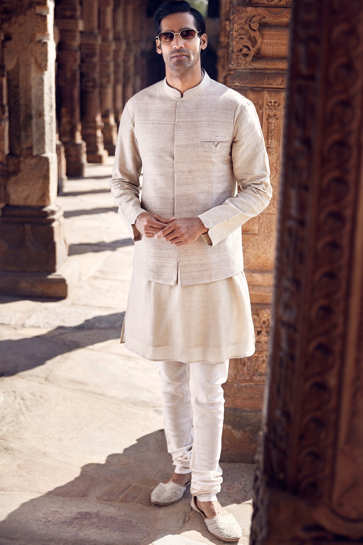 The Handloom Iconic Wing Pocket Dandy Jacket