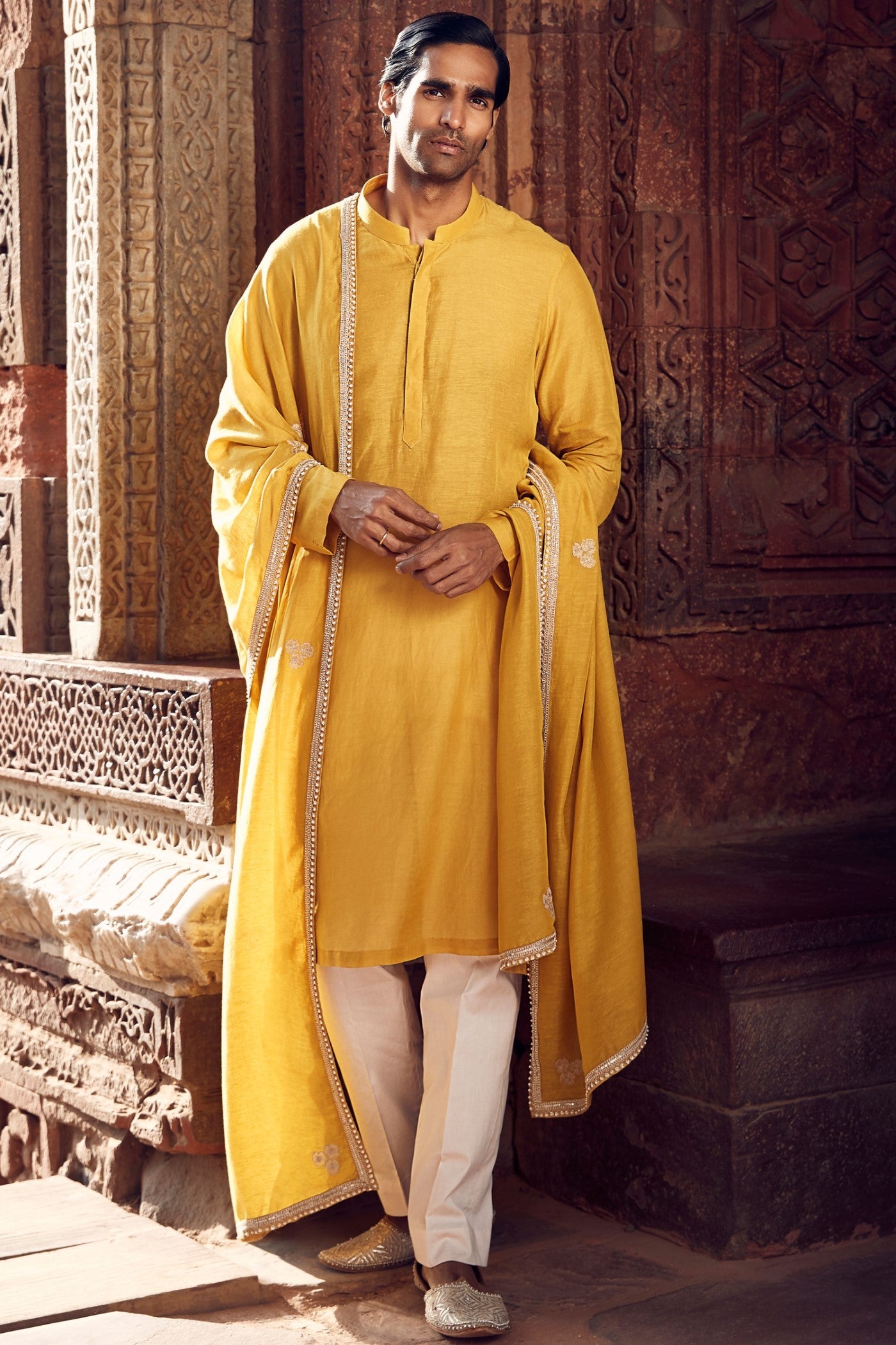 The Royal Haldi Kurta Set