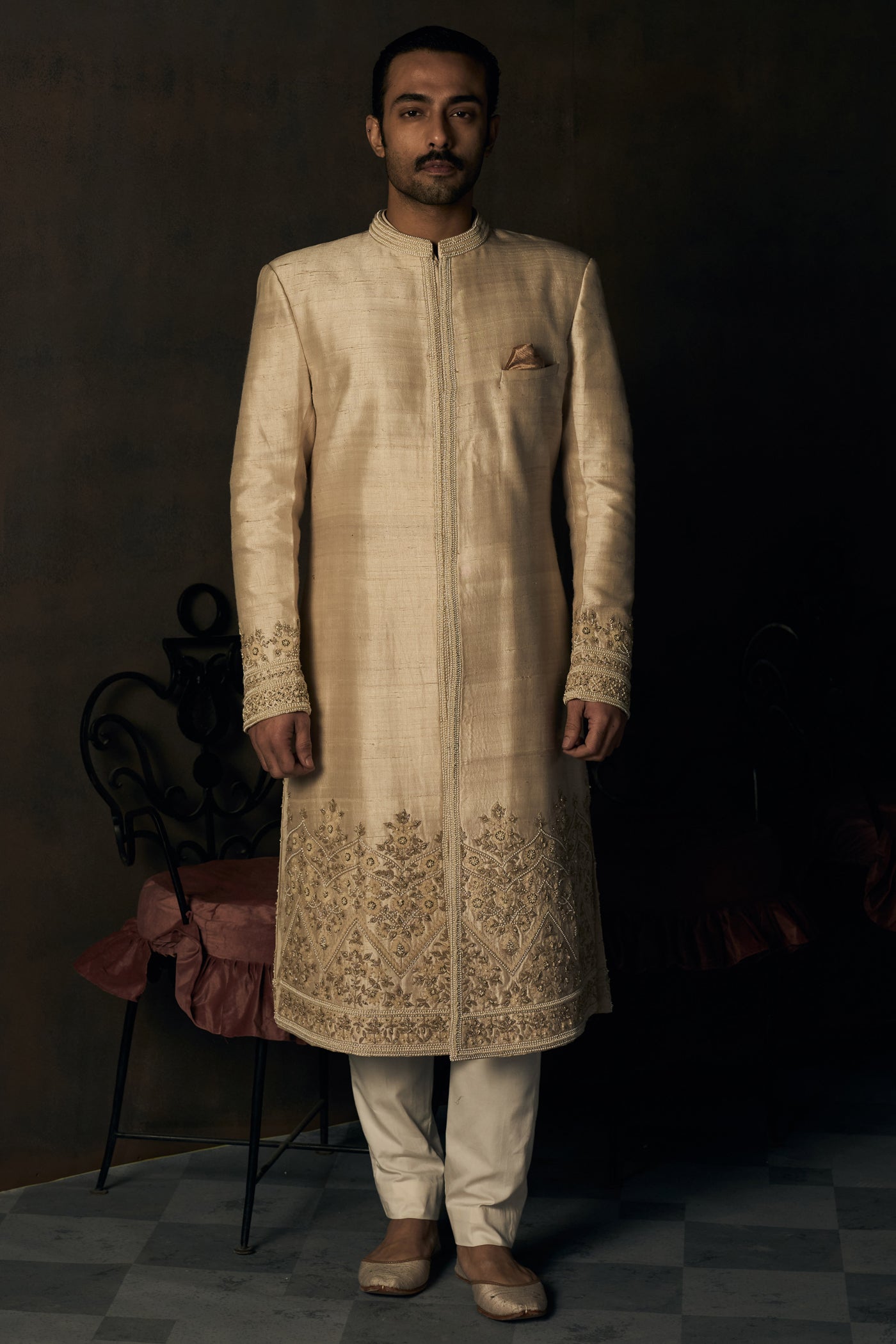 The Royal Mogra Sherwani