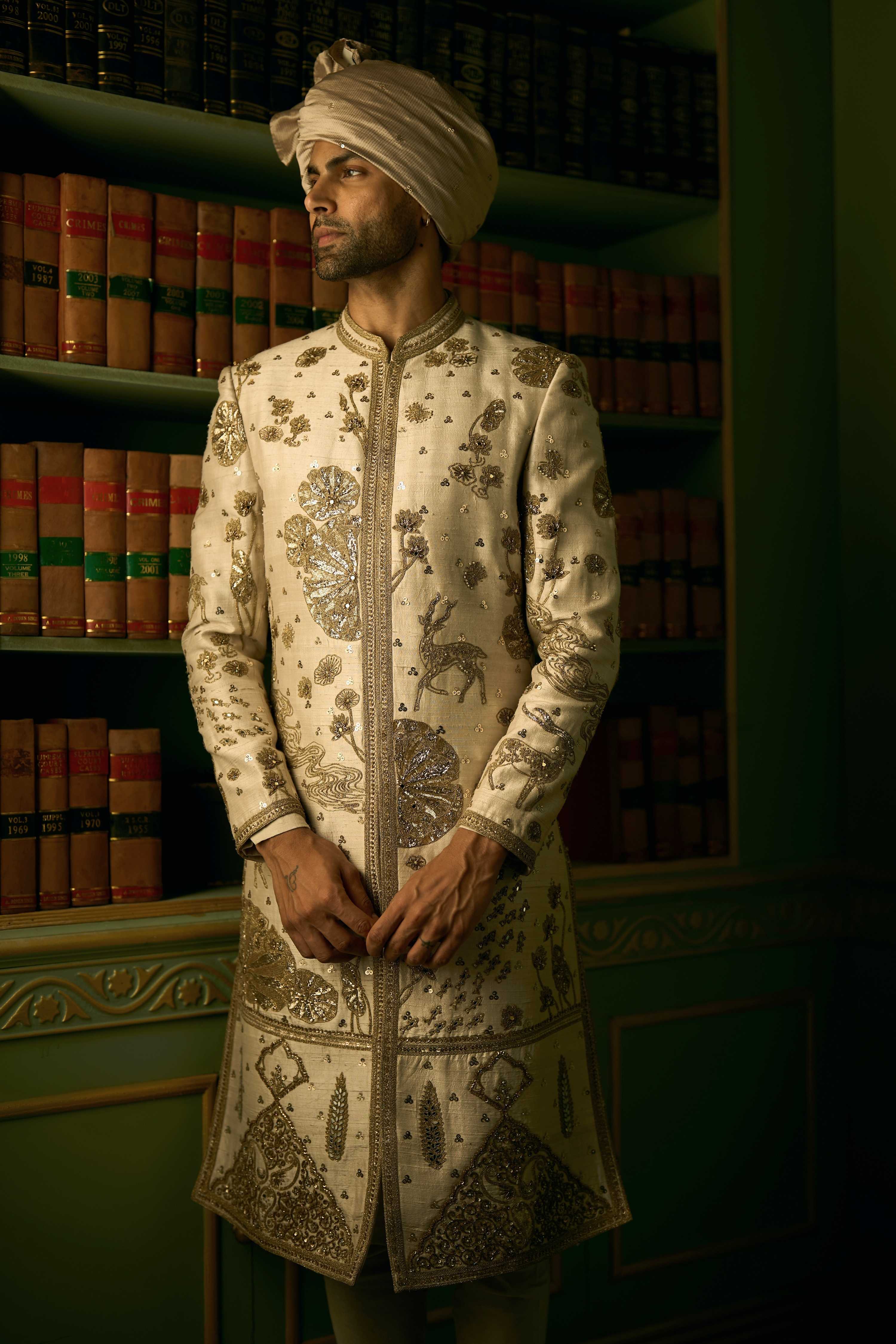 The Wild Lotuspond Sherwani