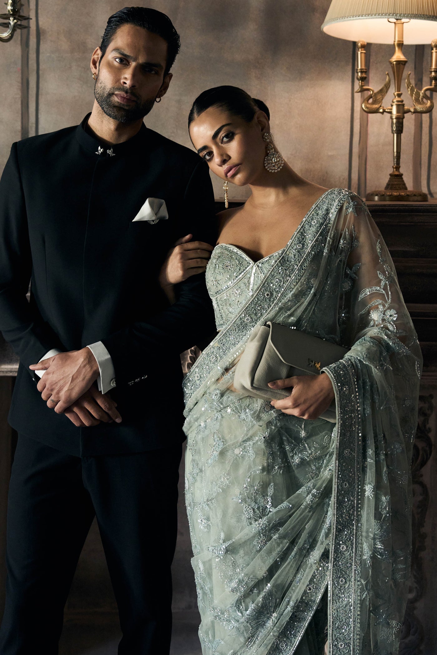 The Midnight Garden of Eden Saree