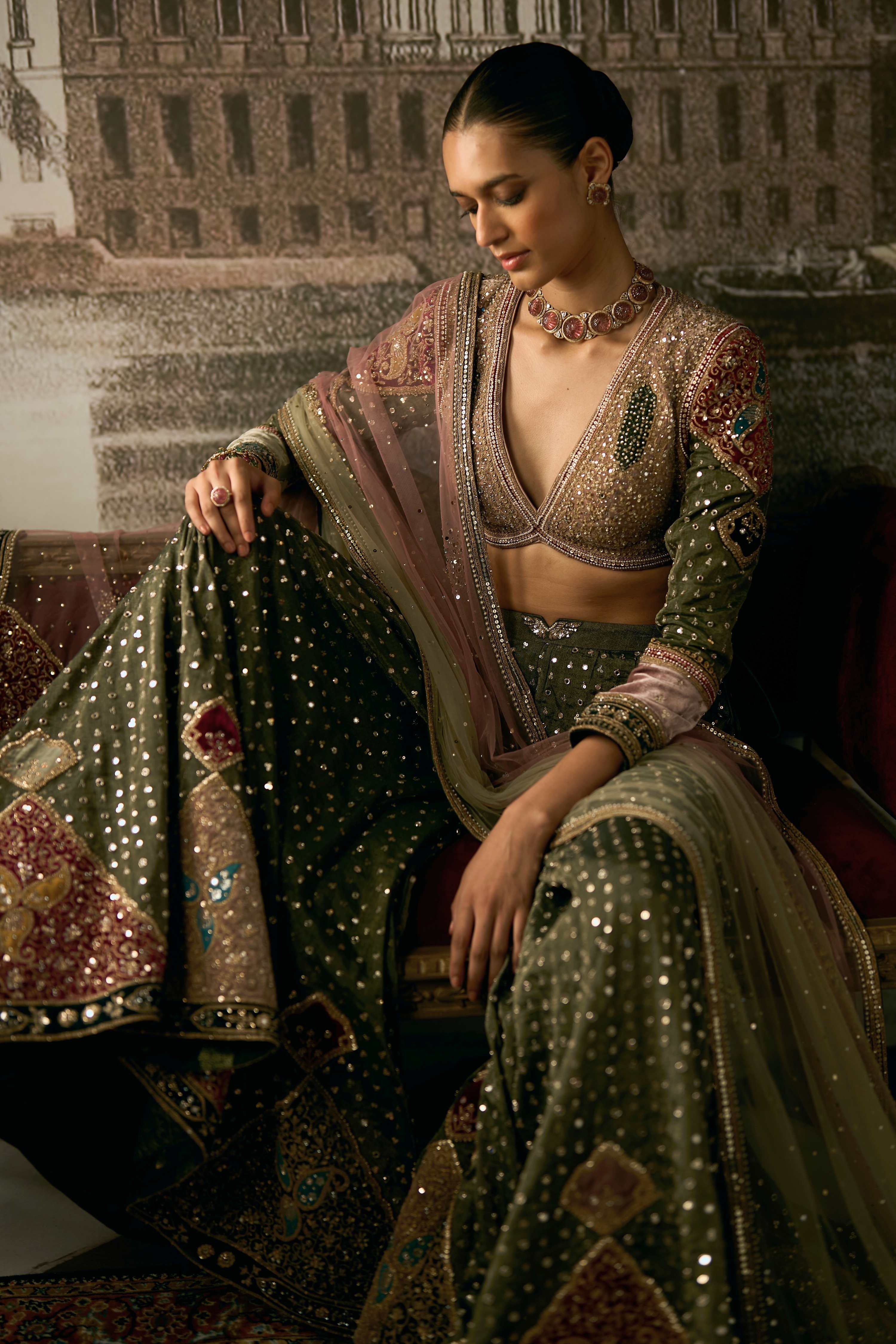 The Royal Sage Signature Sharara