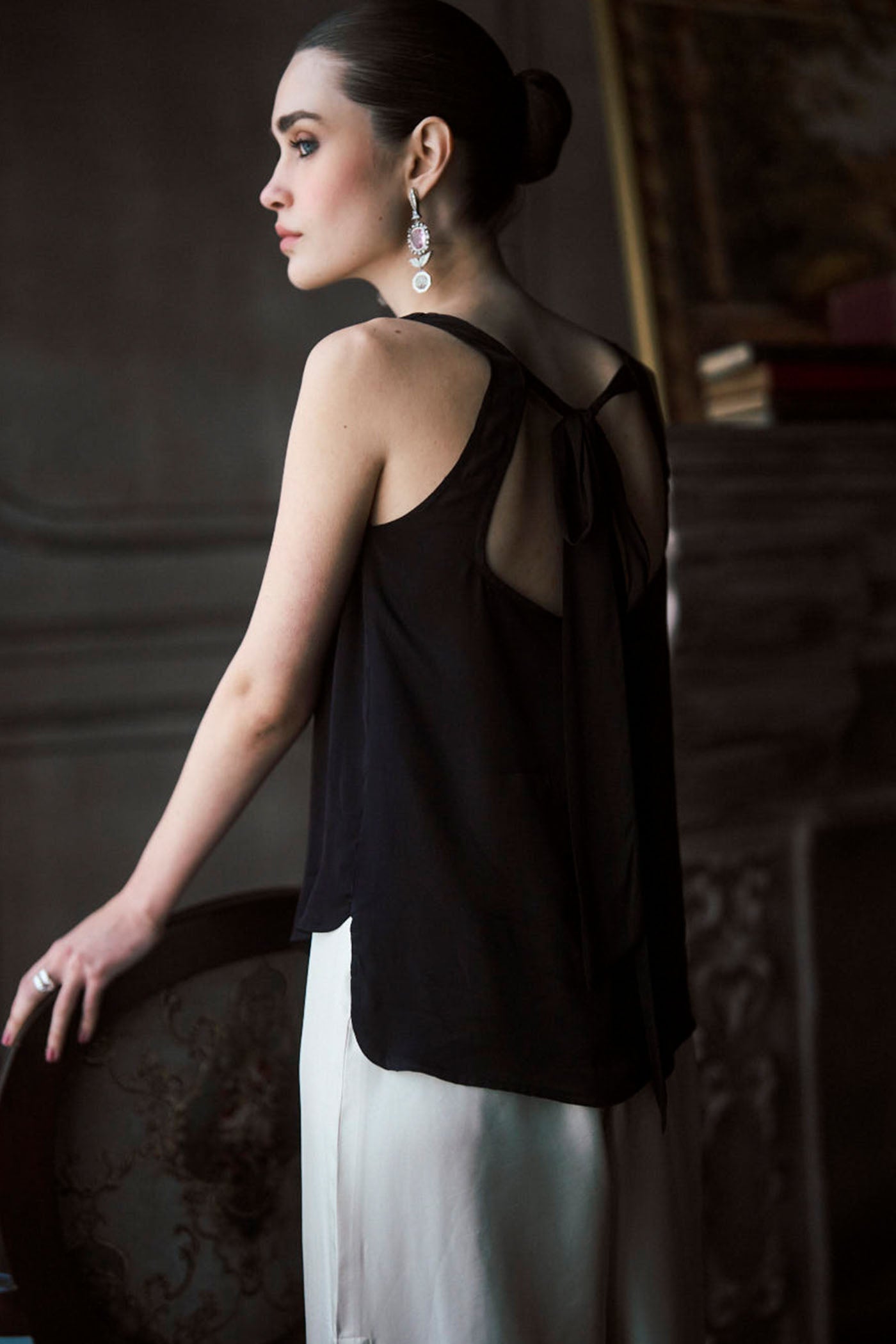 The Trinity Satin Top